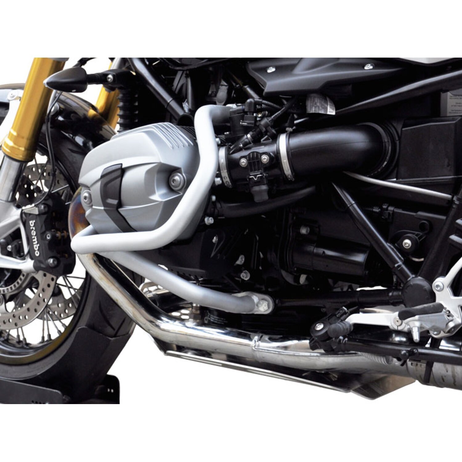 Zieger crash bar silver, Matte