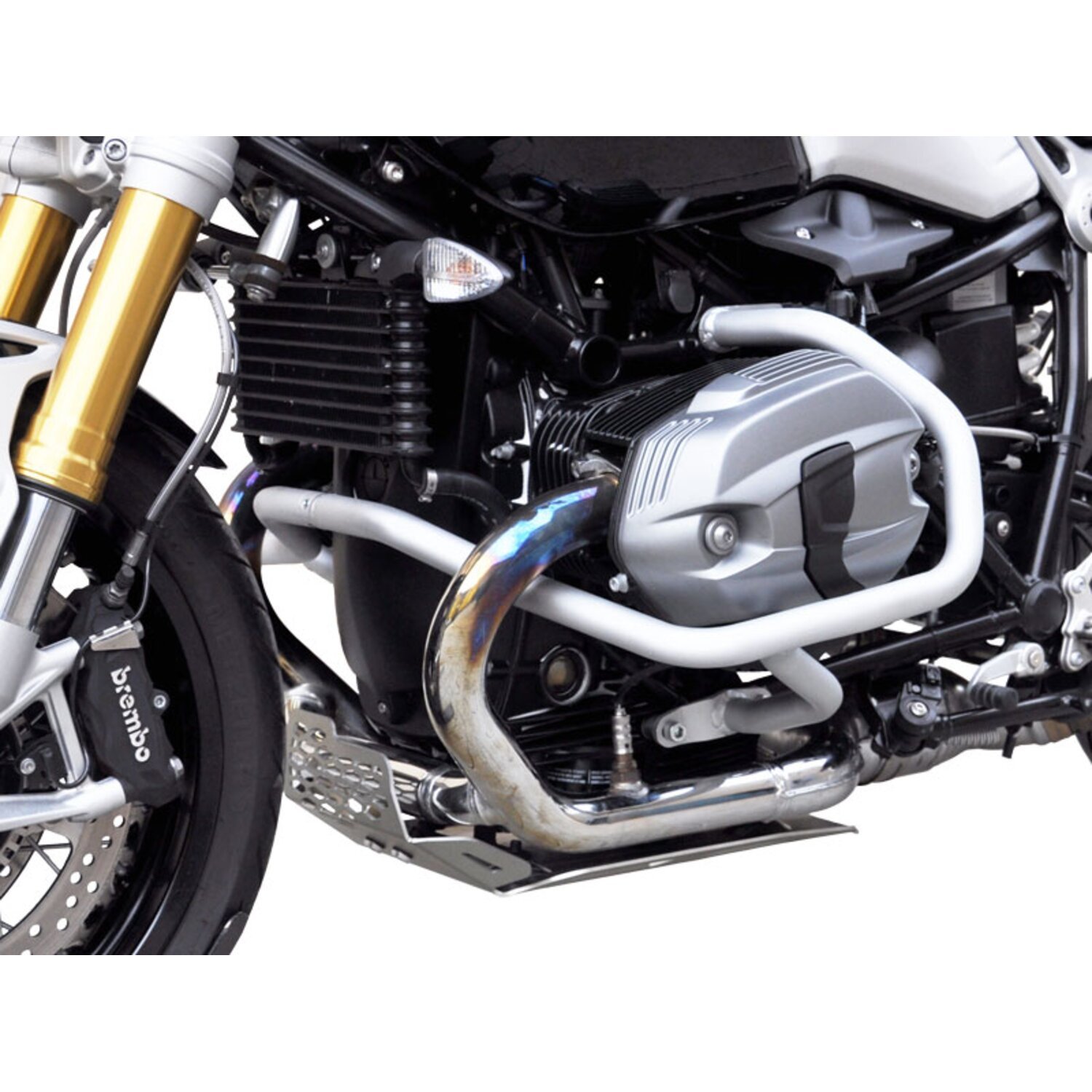 Zieger crash bar silver, Matte