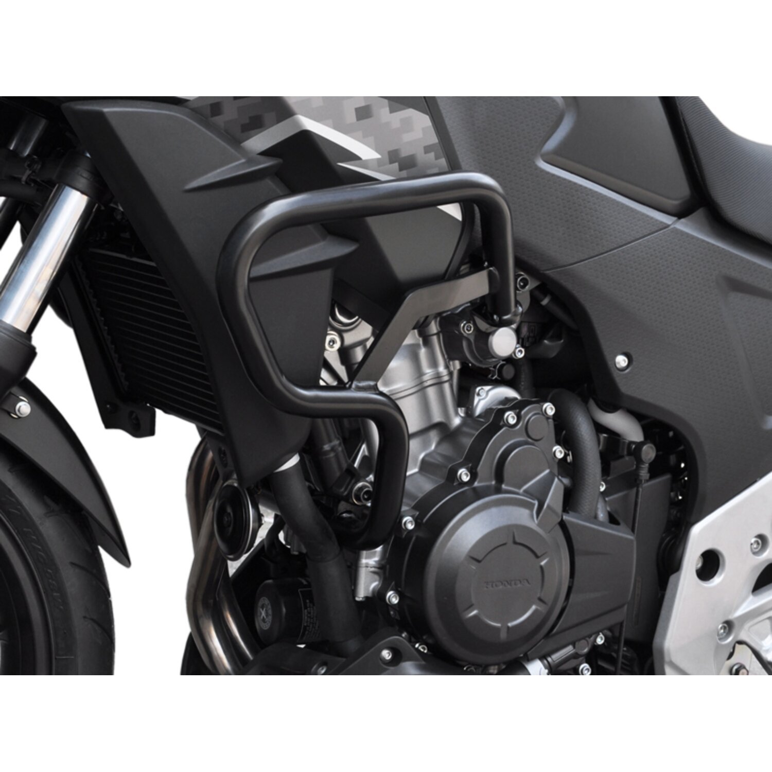 Zieger crash bar black, Matte