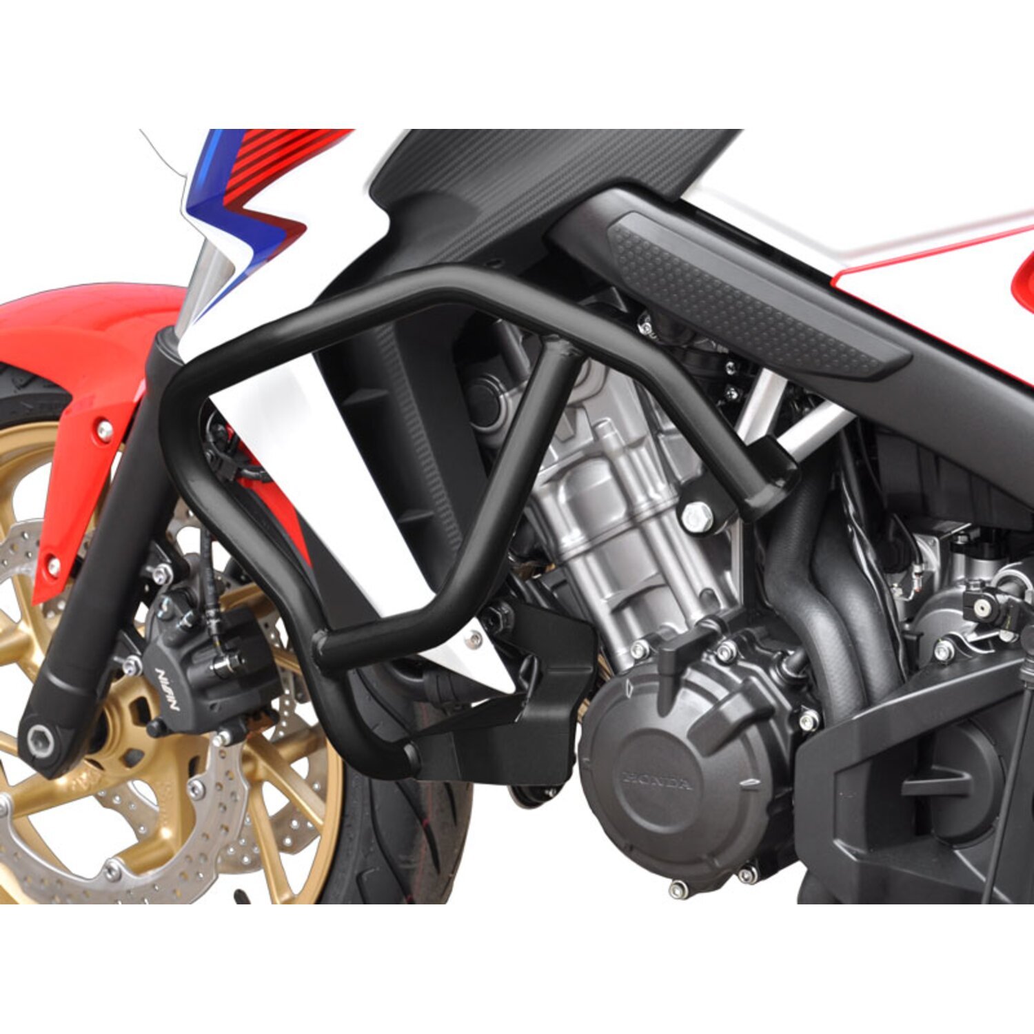 Zieger crash bar black, Matte