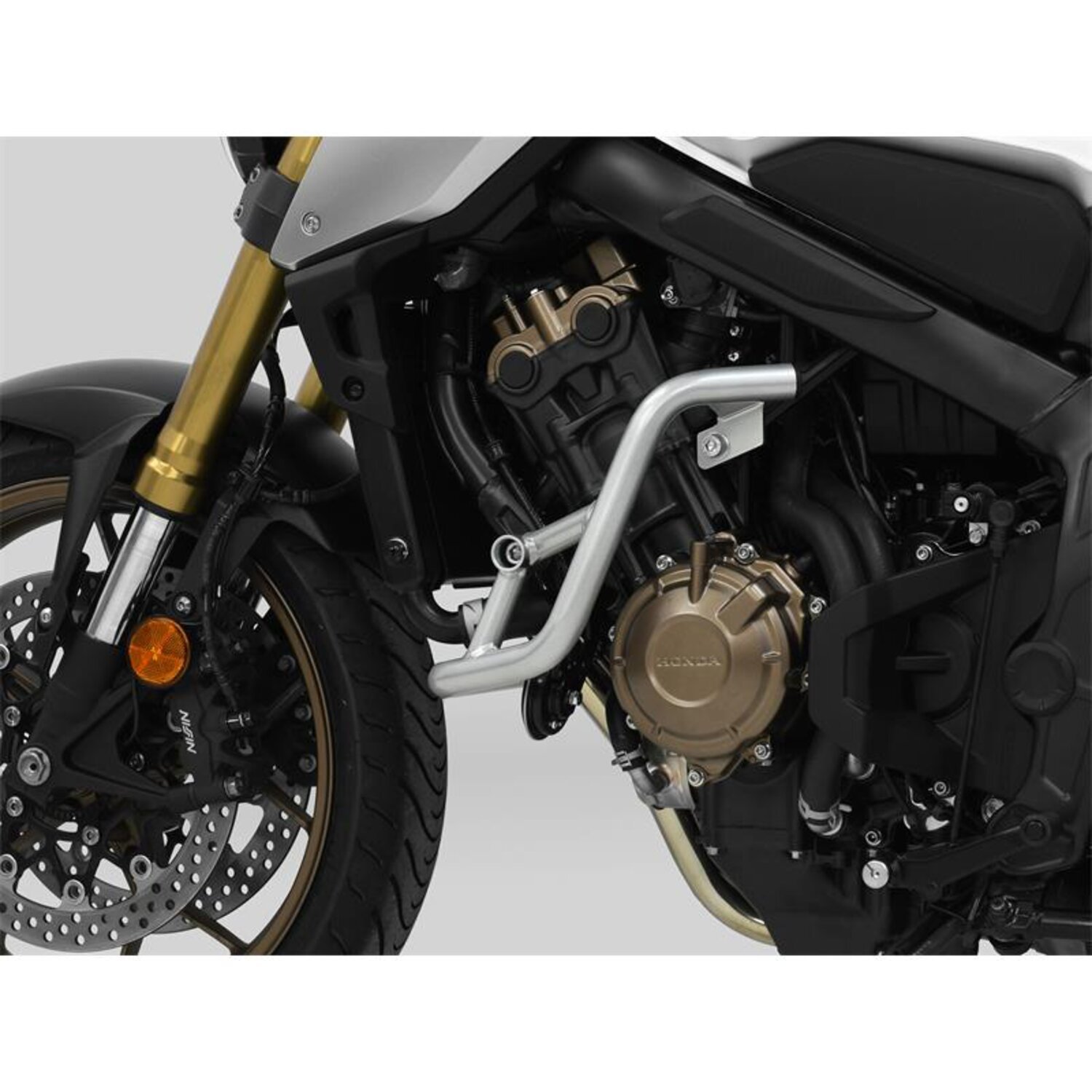 Zieger crash bar silver, Matte
