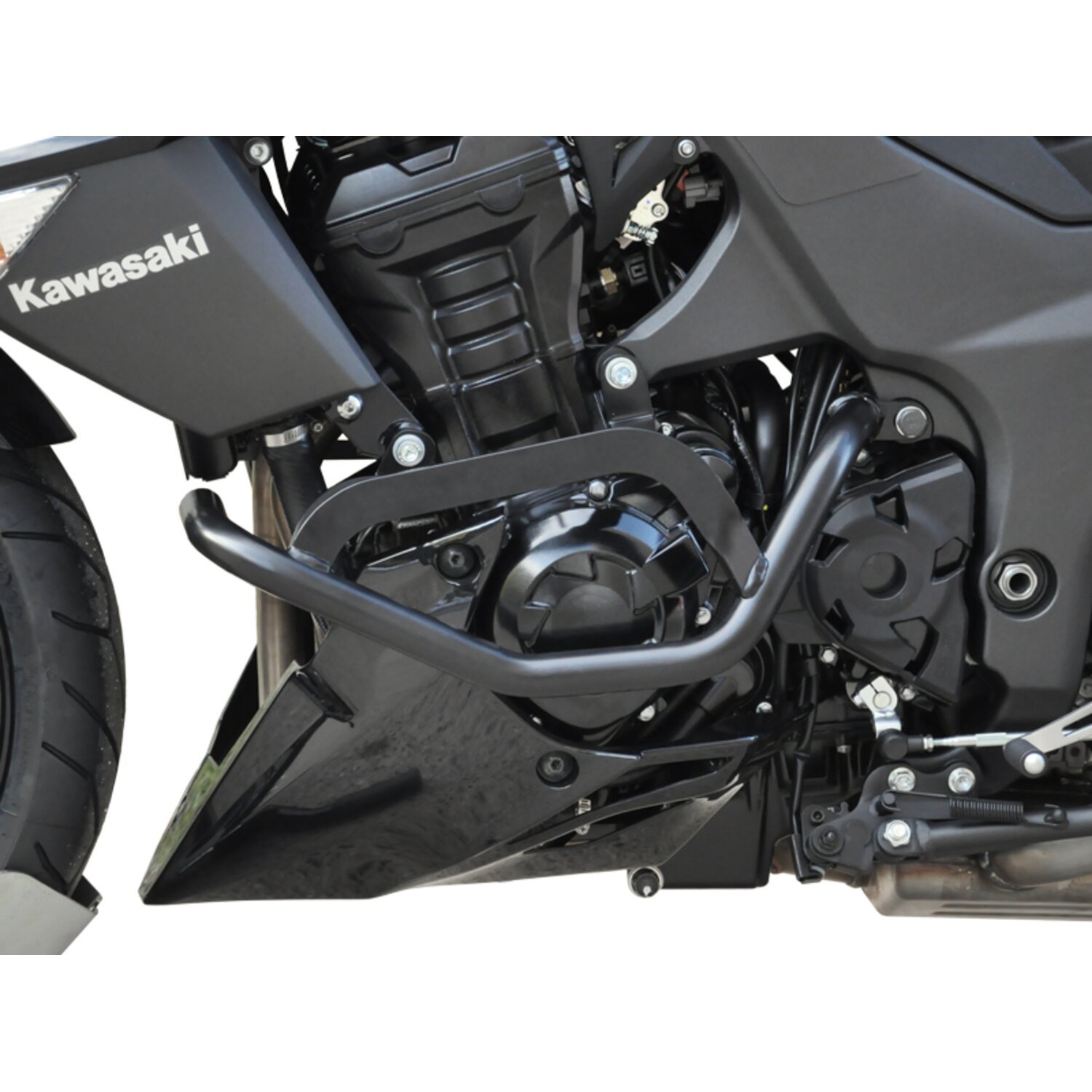 Zieger crash bar black, Matte