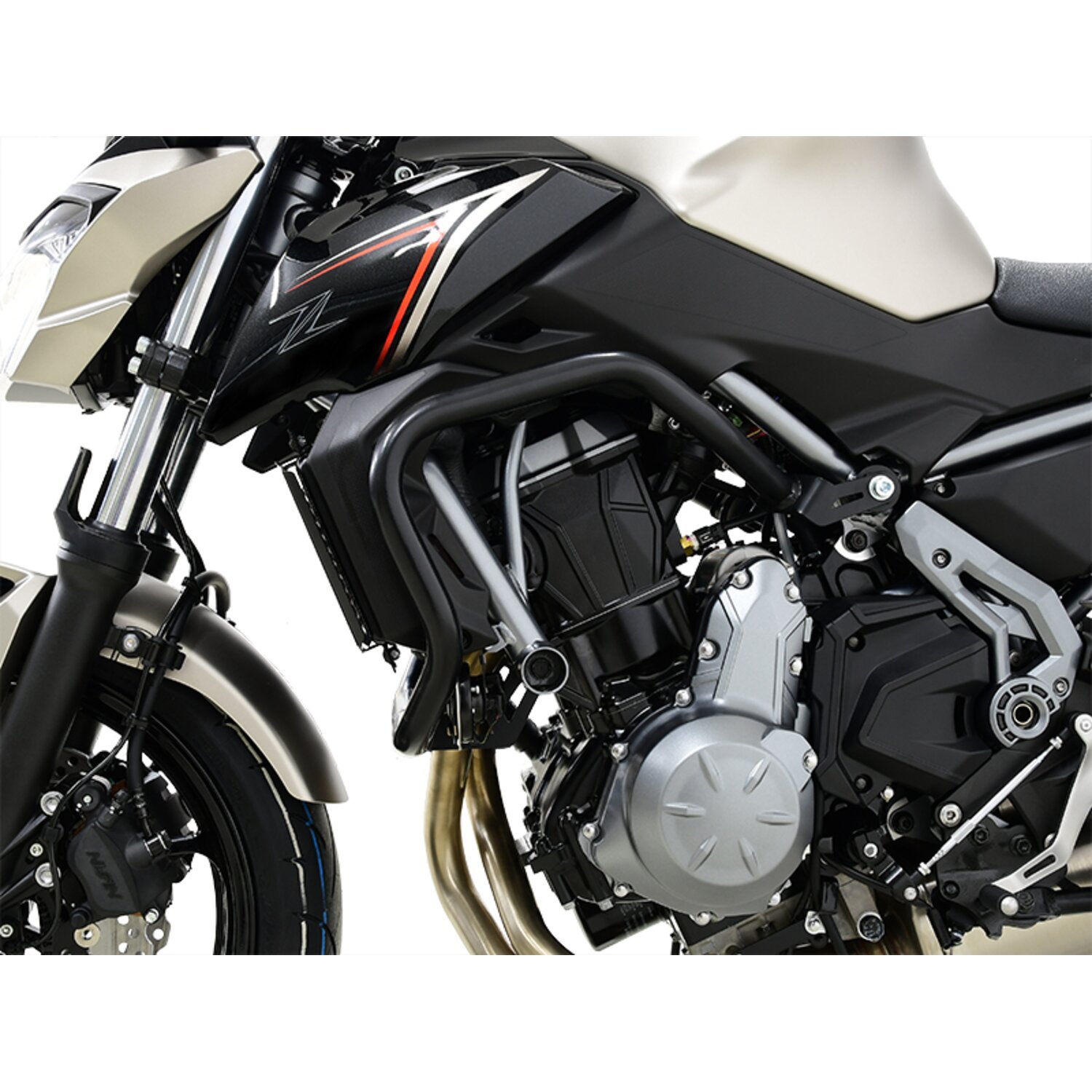 Zieger crash bar black, Matte