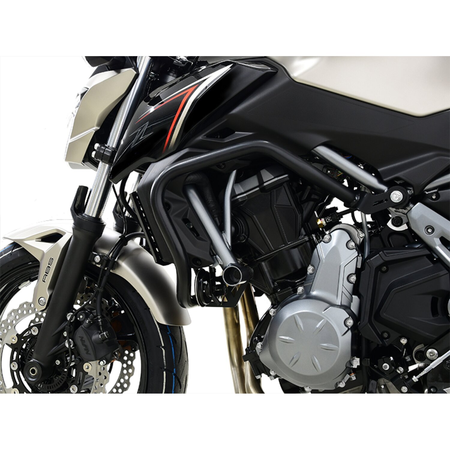 Zieger crash bar black, Matte