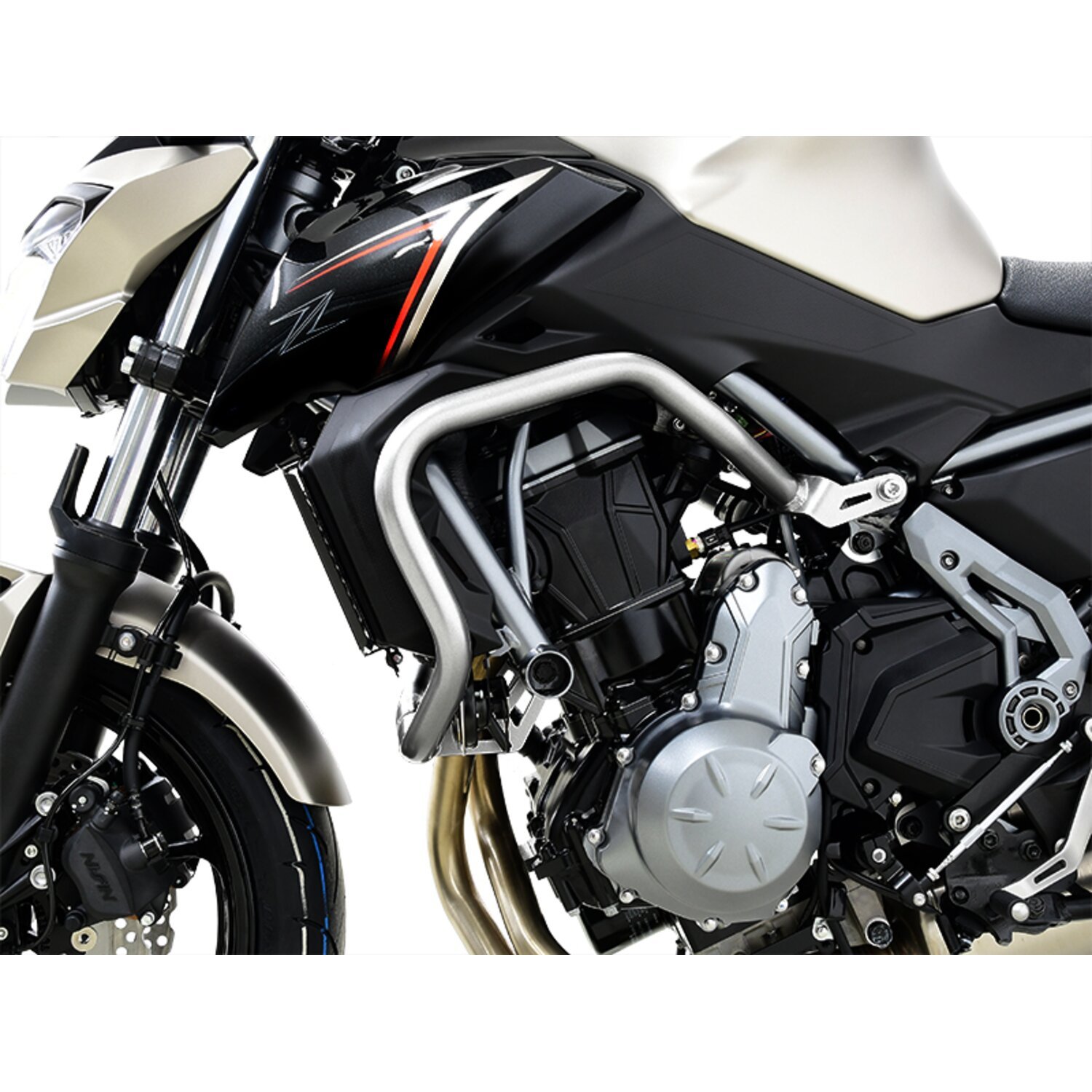 Zieger crash bar silver, Matte