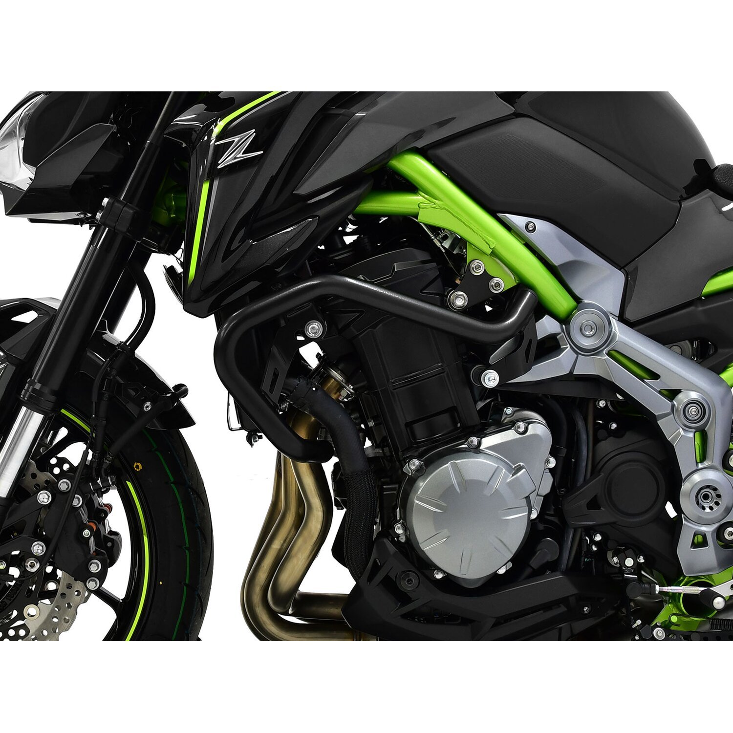 Zieger crash bar black, Matte