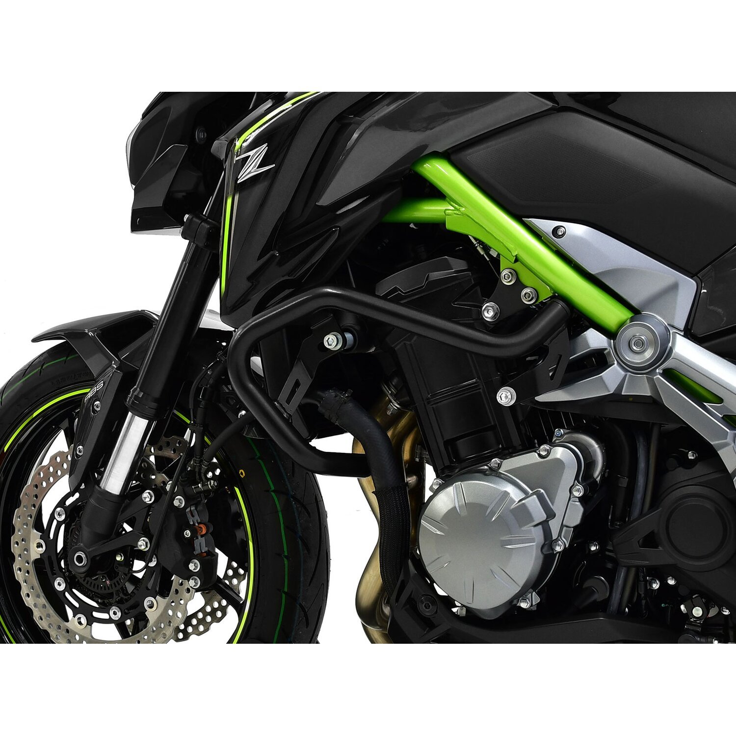 Zieger crash bar black, Matte