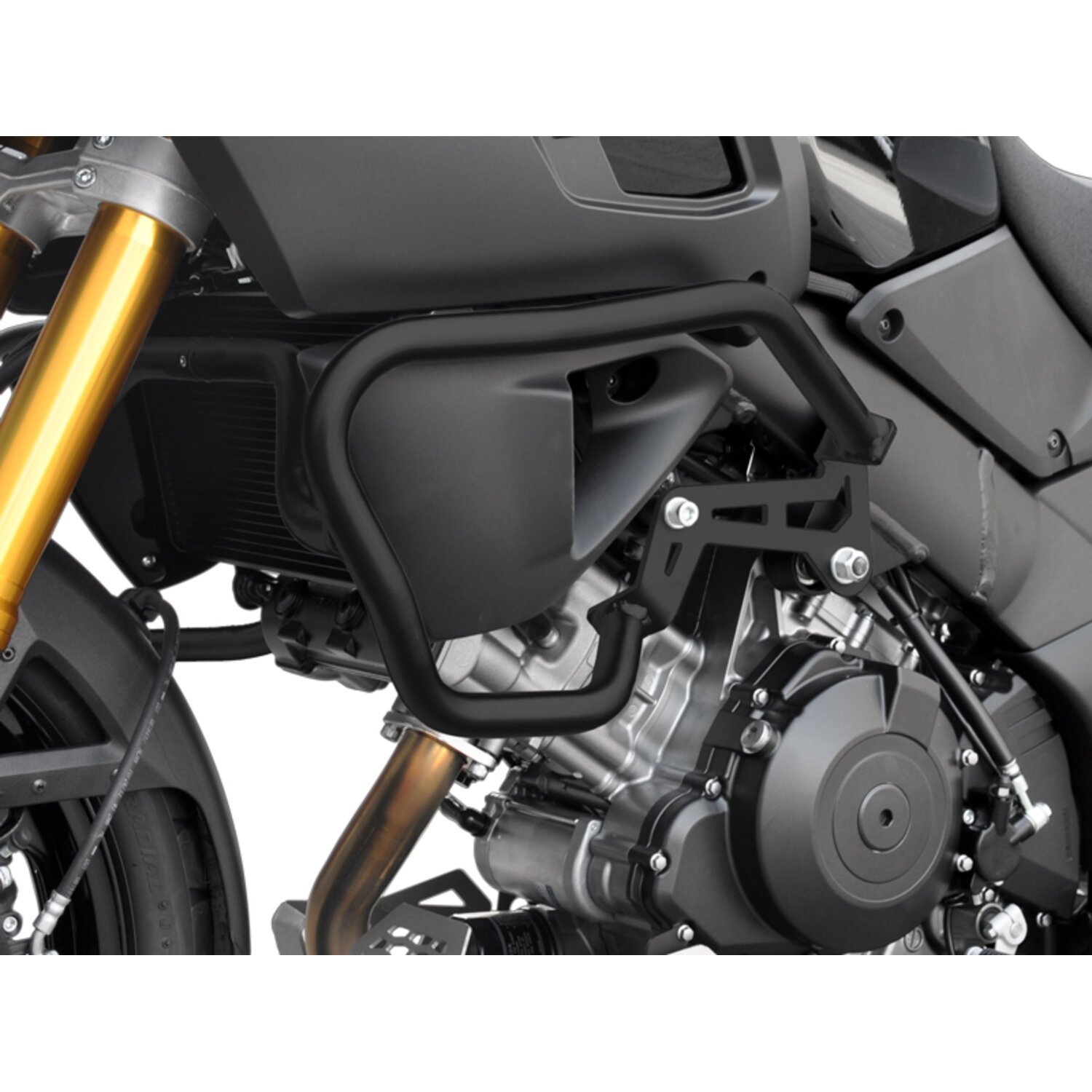 Zieger crash bar black, Matte