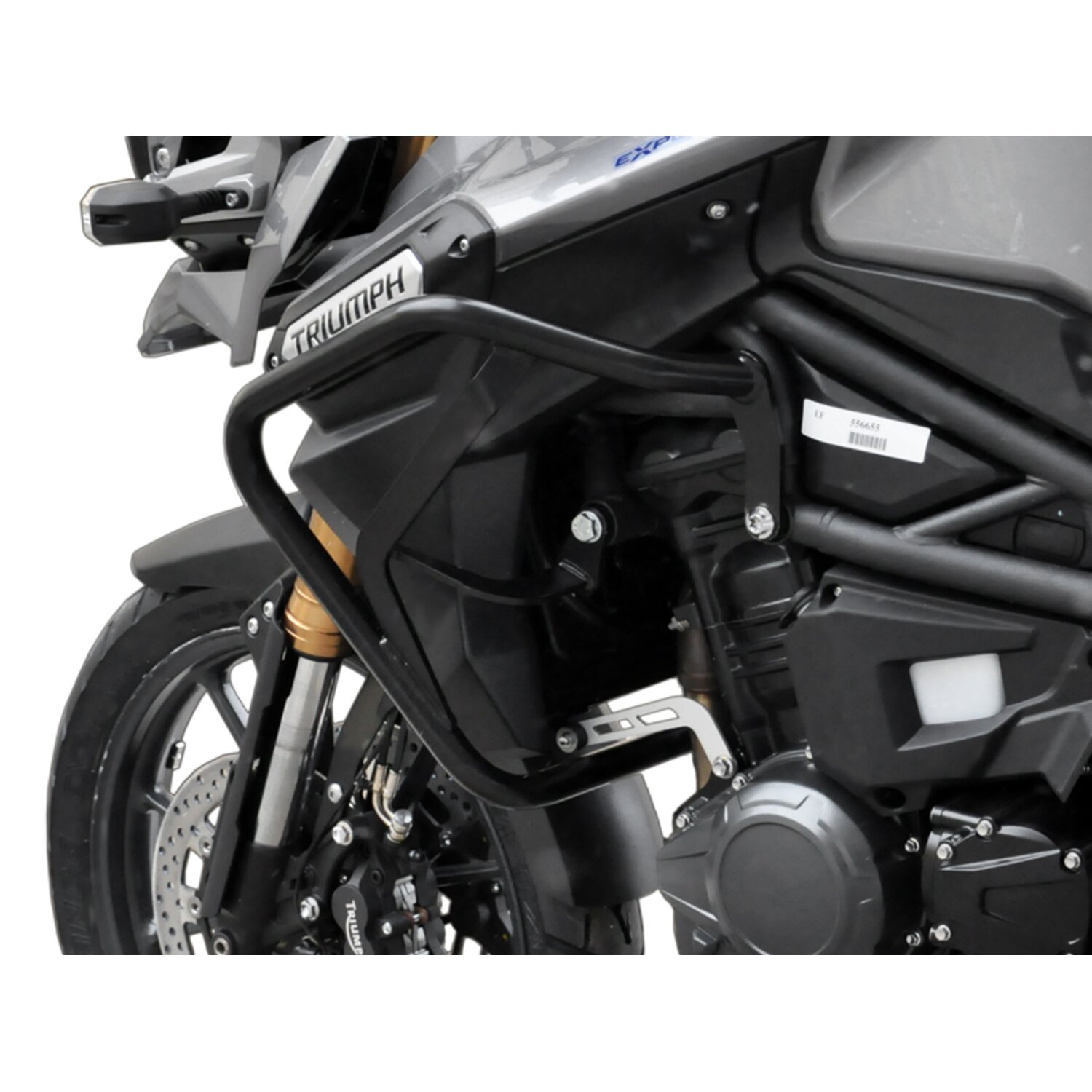 Zieger crash bar black, Matte
