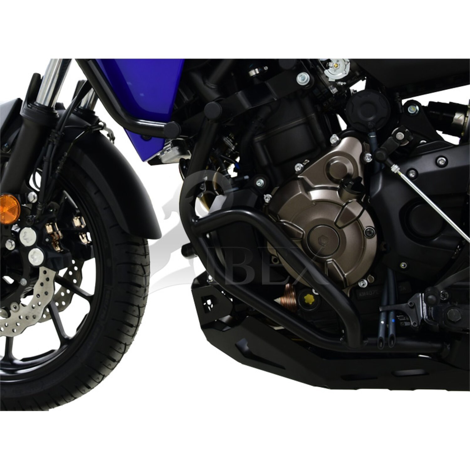 Zieger crash bar black, Matte