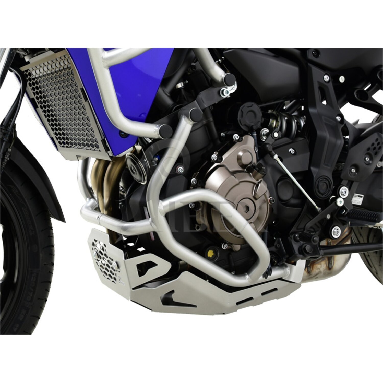 Zieger crash bar silver, Matte