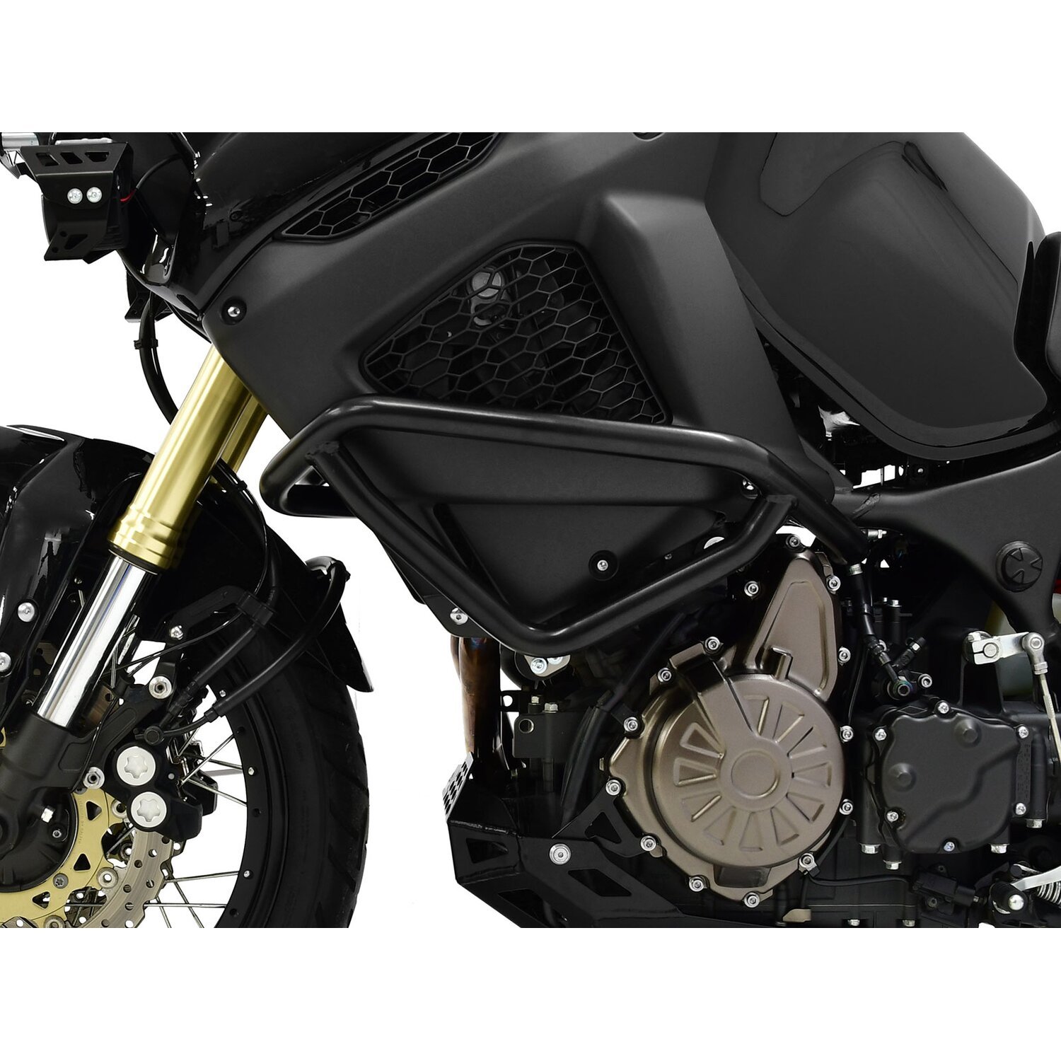 Zieger crash bar black, Matte