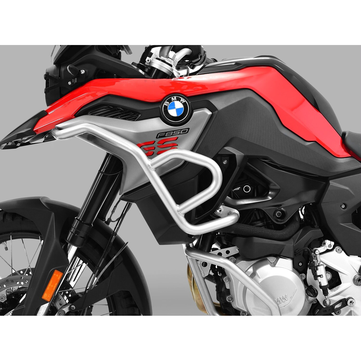 Zieger fairing crash bar, Silver
