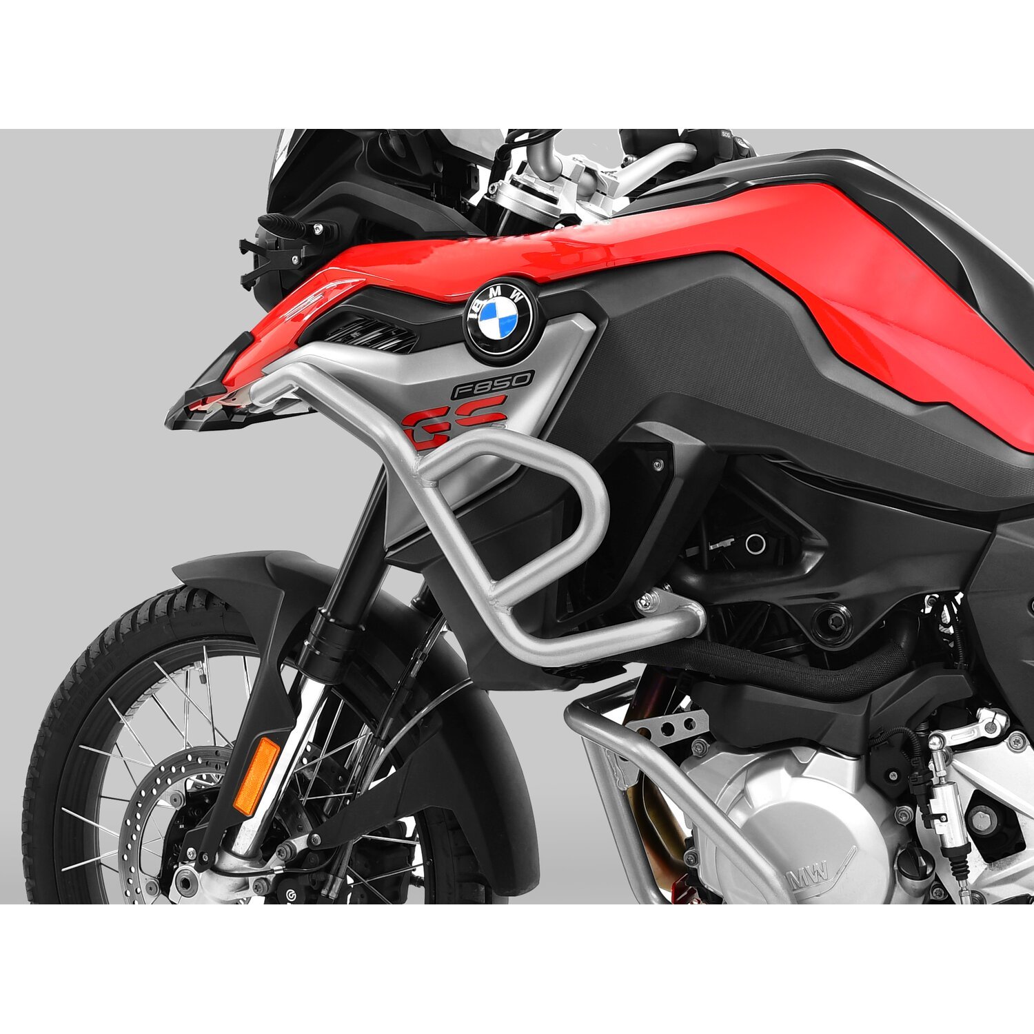 Zieger fairing crash bar, Silver