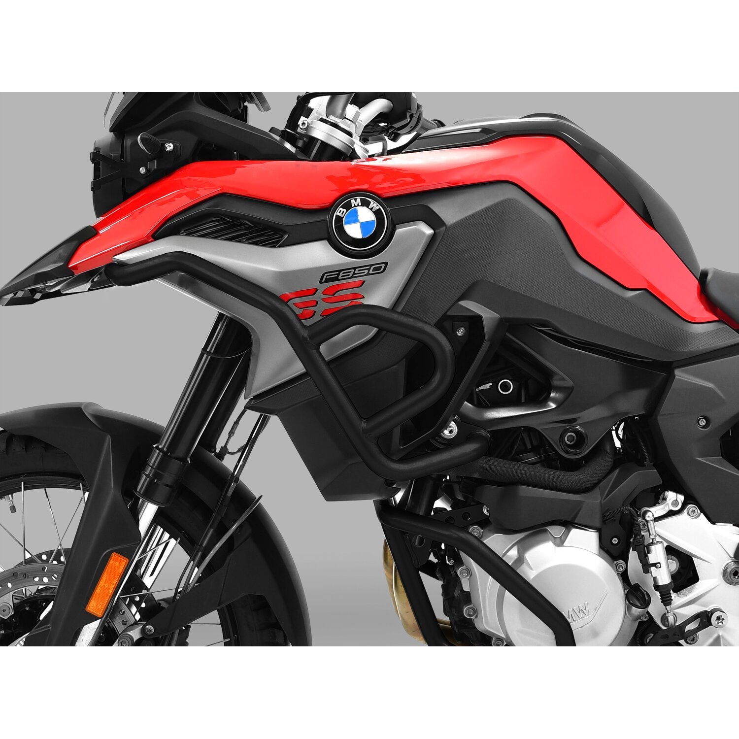 Zieger fairing crash bar, Black, Matte