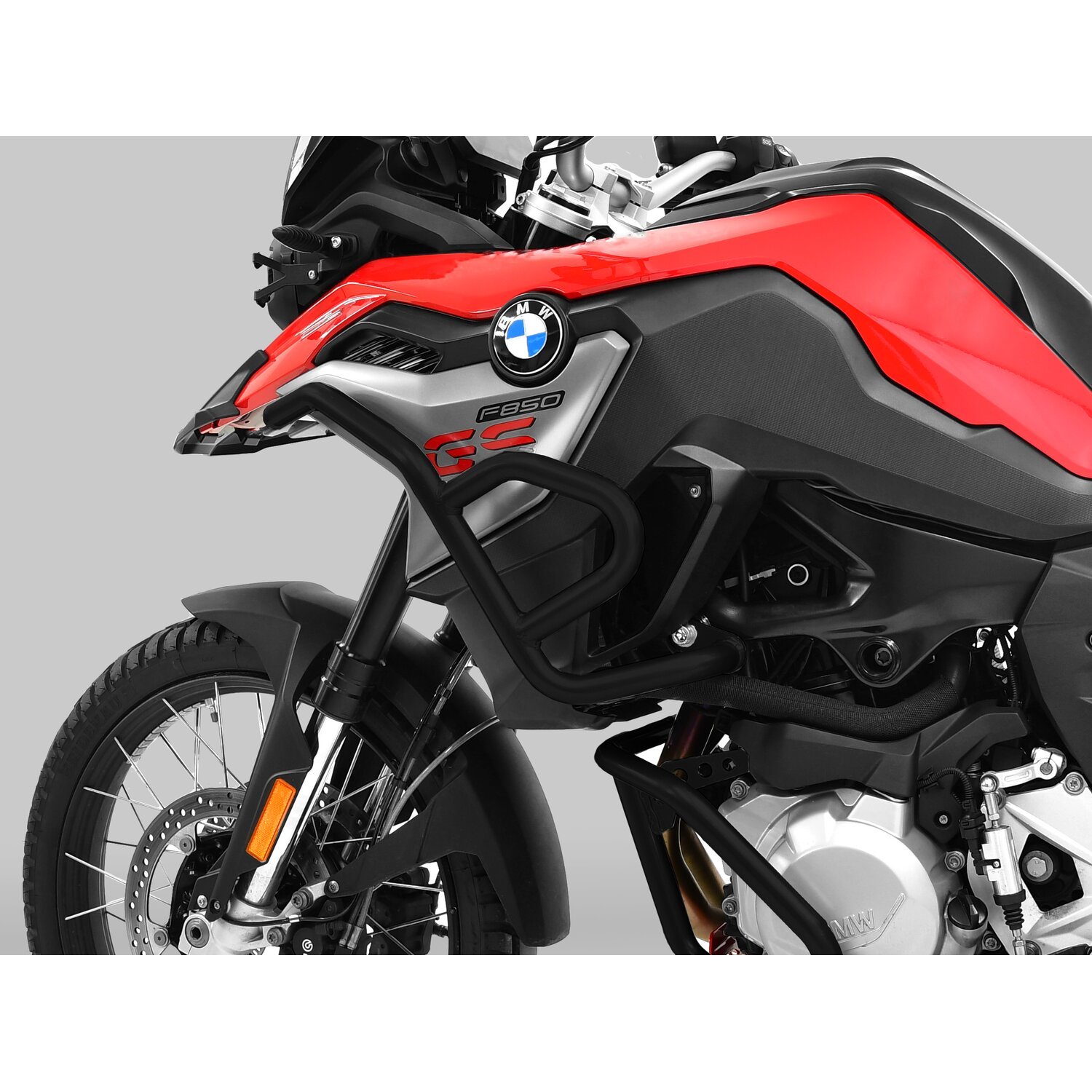 Zieger fairing crash bar, Black, Matte