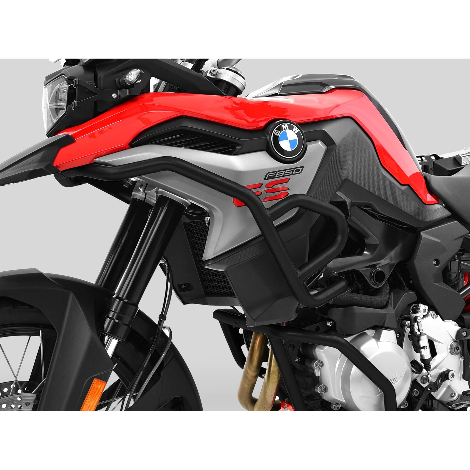 Zieger fairing crash bar, Black, Matte