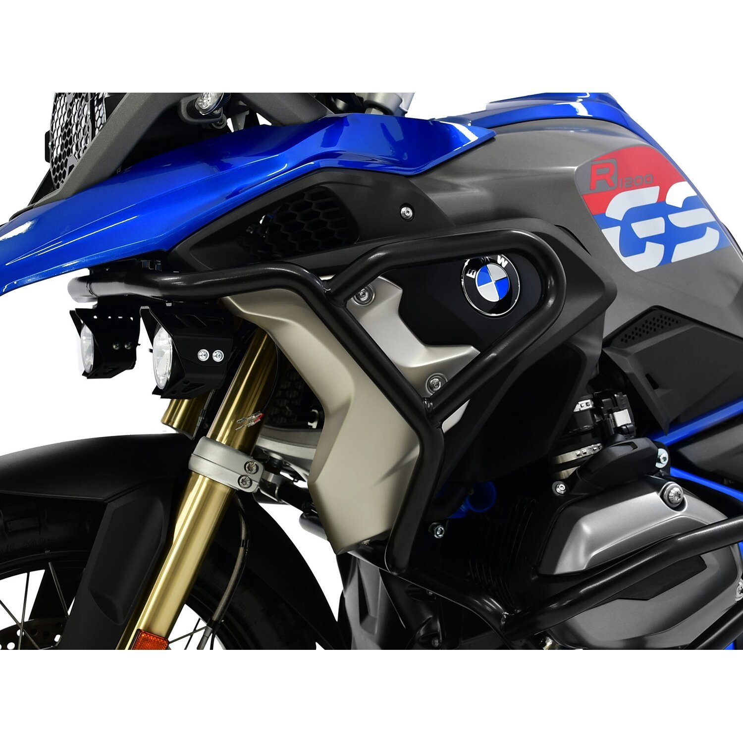 Zieger fairing crash bar, Black, Matte