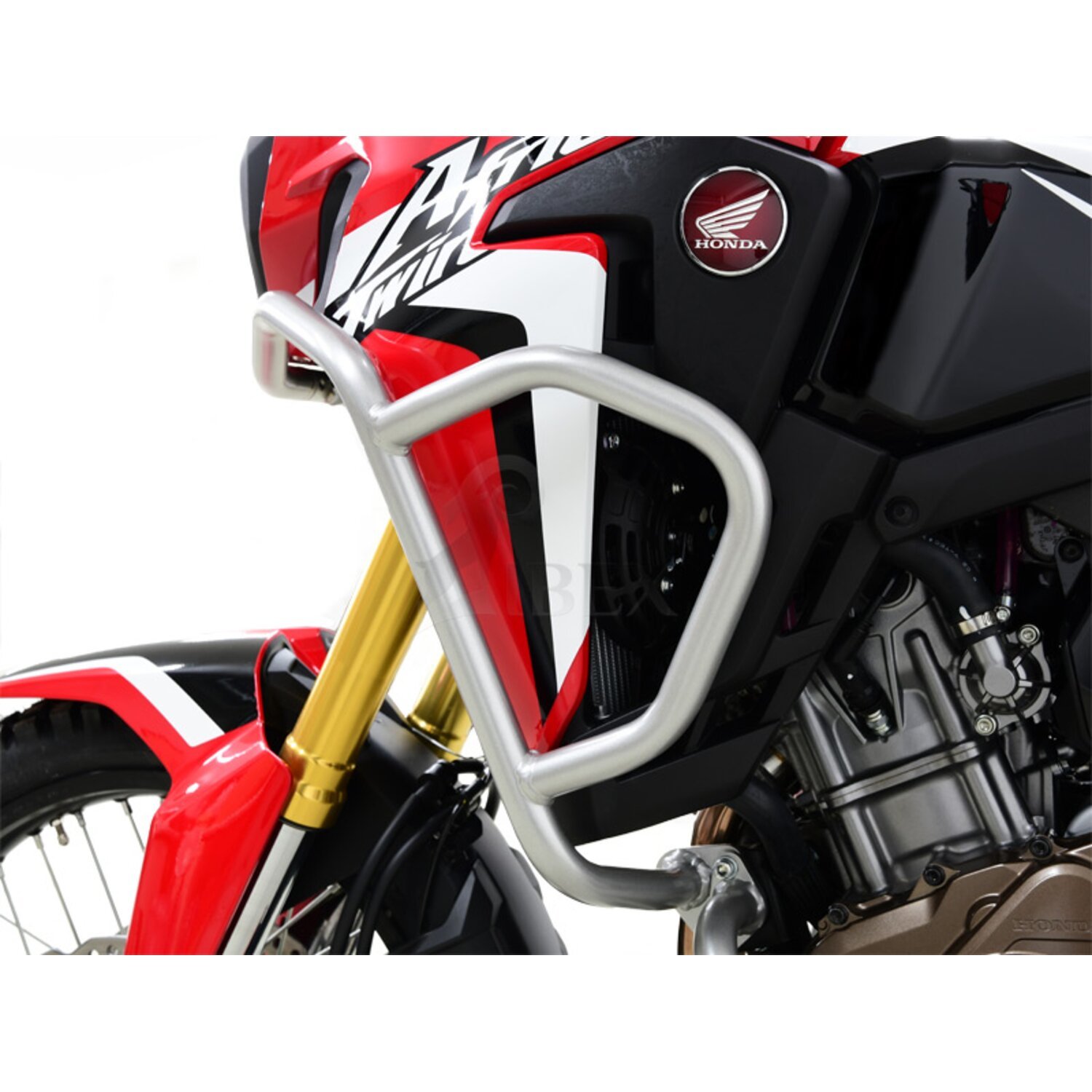 Zieger fairing crash bar, Silver, Polished