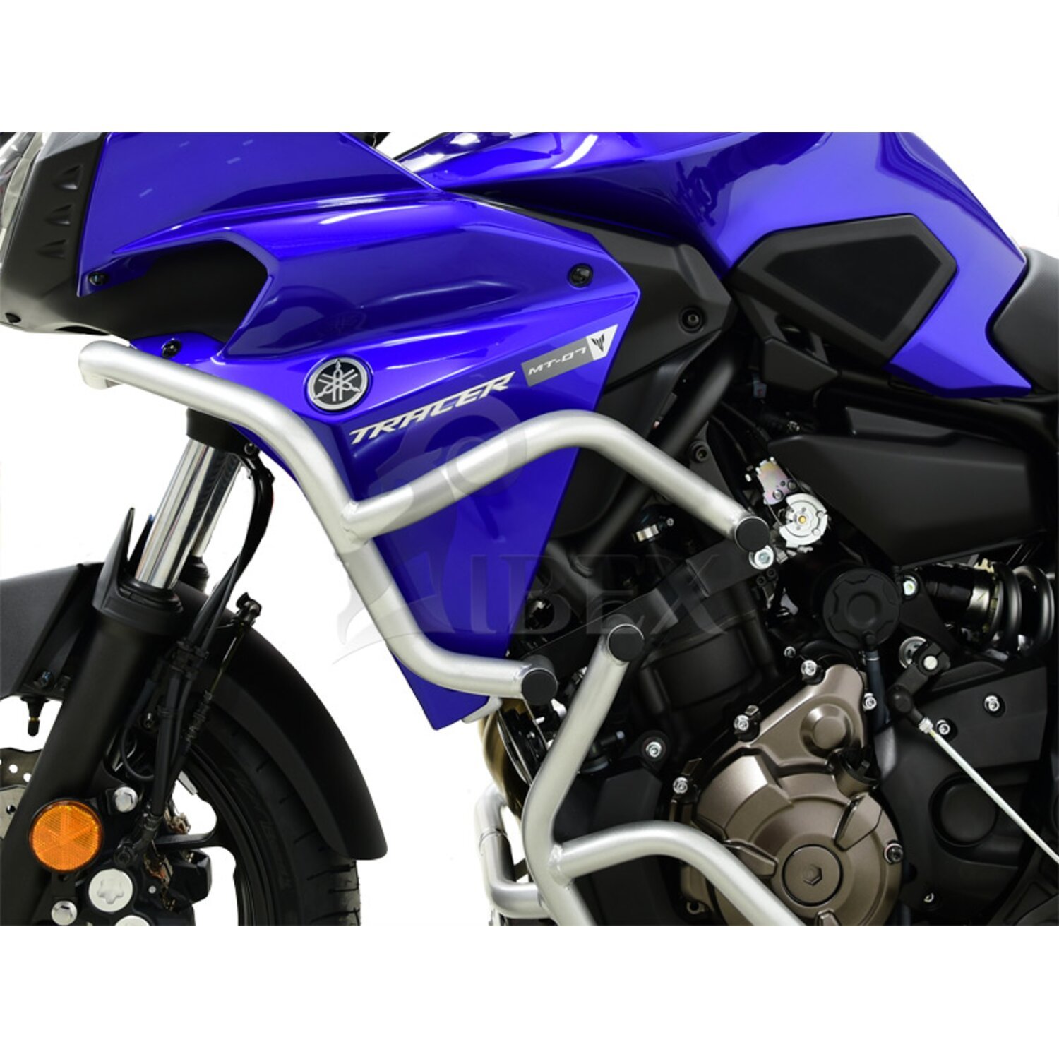 Zieger fairing crash bar, Silver, Matte