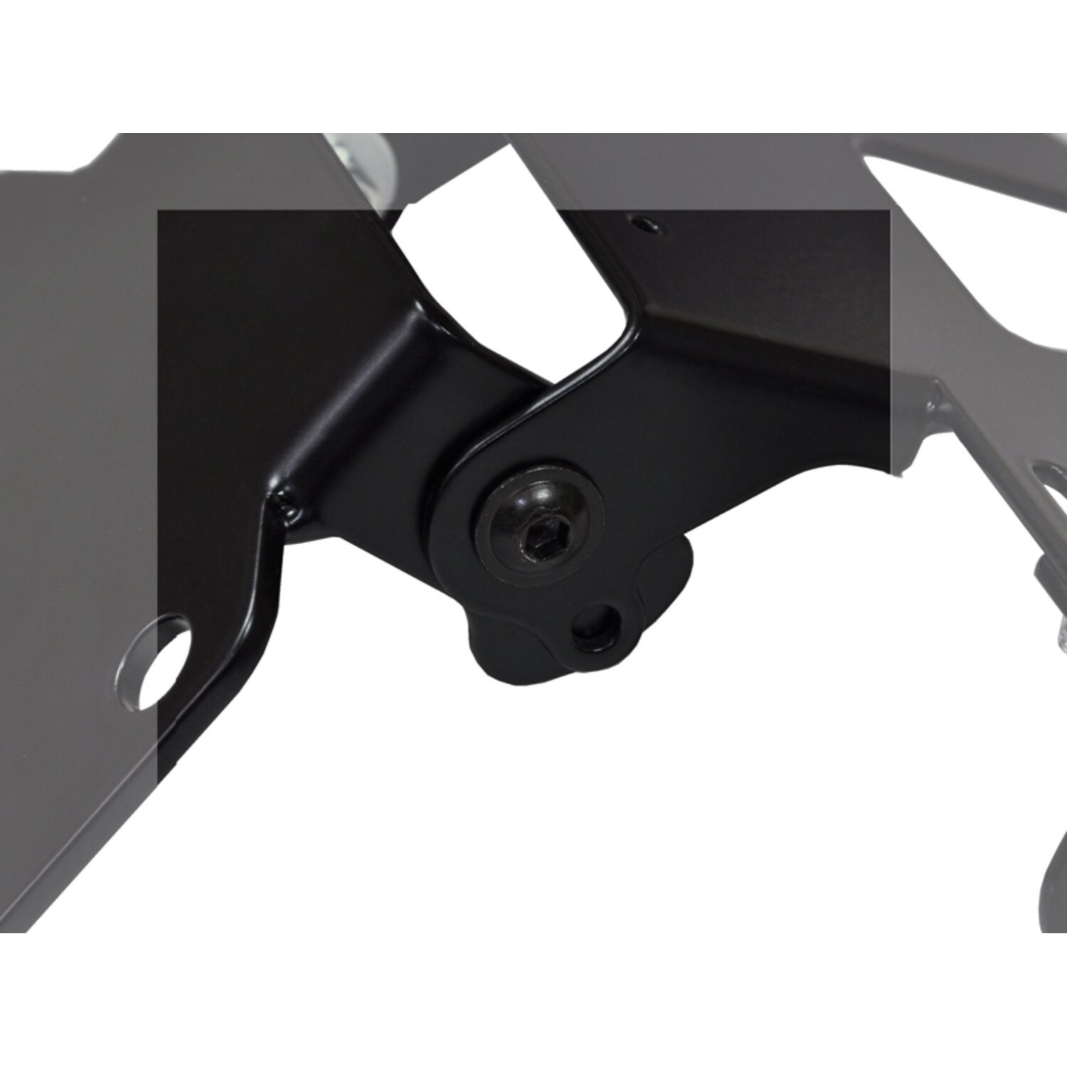 Zieger license plate bracket Pro, Black, Matte