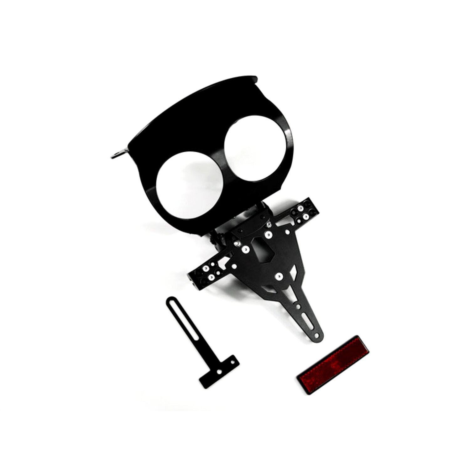Zieger license plate bracket Pro, Black, Matte