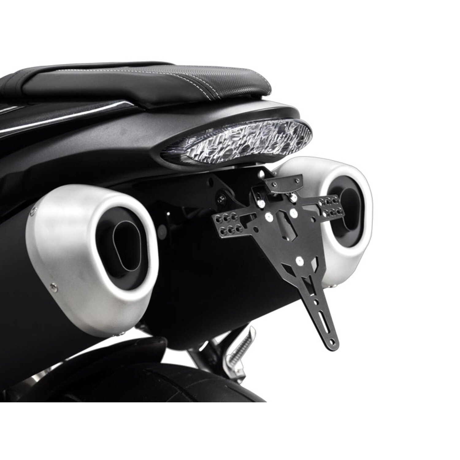Zieger license plate bracket Pro, Black, Matte