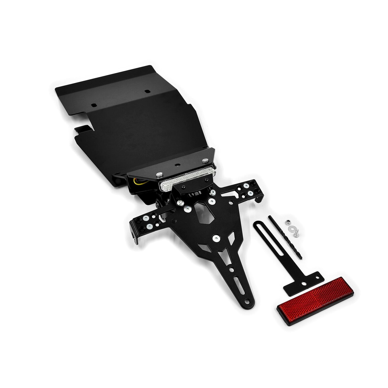 Zieger license plate bracket Pro, Black, Matte