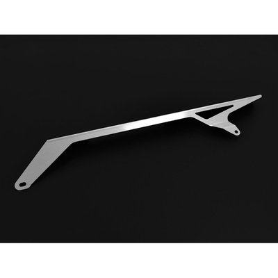 A chain guard is made to keep chain grease from being thrown around. It also is designed to catch the chain when it breaks, helping to prevent damage to bike, rider and passenger. The Zieger is both stronger and better looker than the OEM plastic guard. Manufactured from stainless steel with a silver finish. Offers a simple bolt-on installation, directly to the OEM chain guard mounting holes.