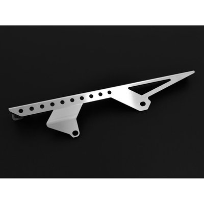 A chain guard is made to keep chain grease from being thrown around. It also is designed to catch the chain when it breaks, helping to prevent damage to bike, rider and passenger. The Zieger is both stronger and better looker than the OEM plastic guard. Manufactured from stainless steel with a silver finish. Offers a simple bolt-on installation, directly to the OEM chain guard mounting holes.