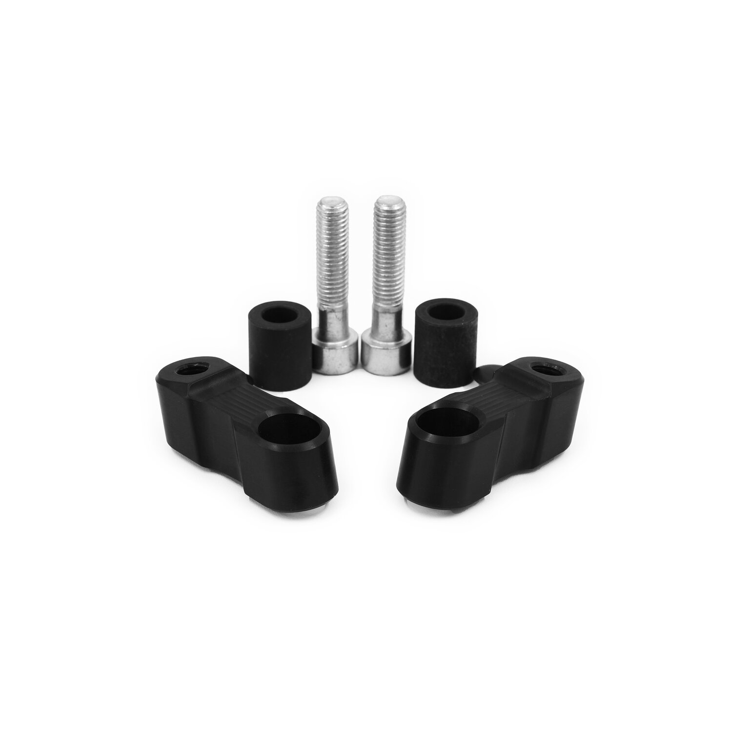 Zieger mirror extensions # 2, Black, Matte