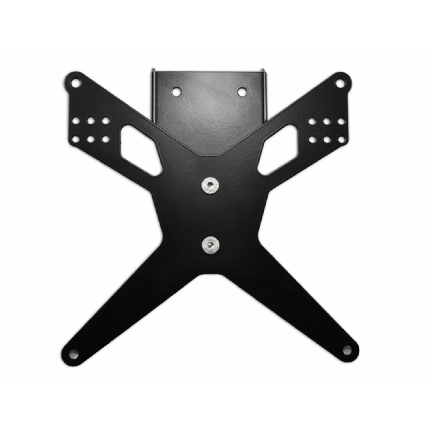 Zieger, under fender license plate bracket kit. X-Line6, Black, Matte