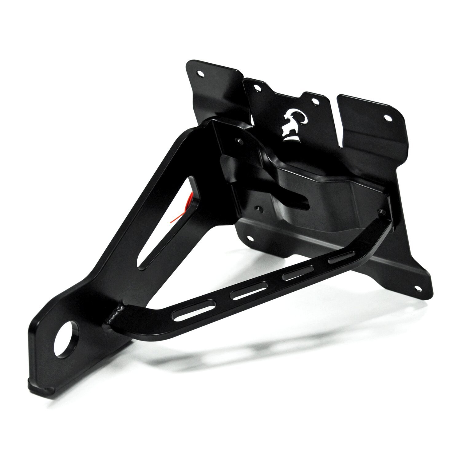 Zieger, side mount license plate bracket kit, Black
