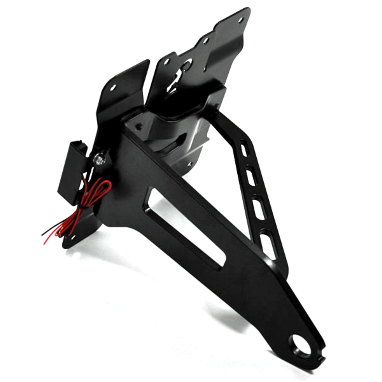 Zieger, side mount license plate bracket kit, Black, Matte