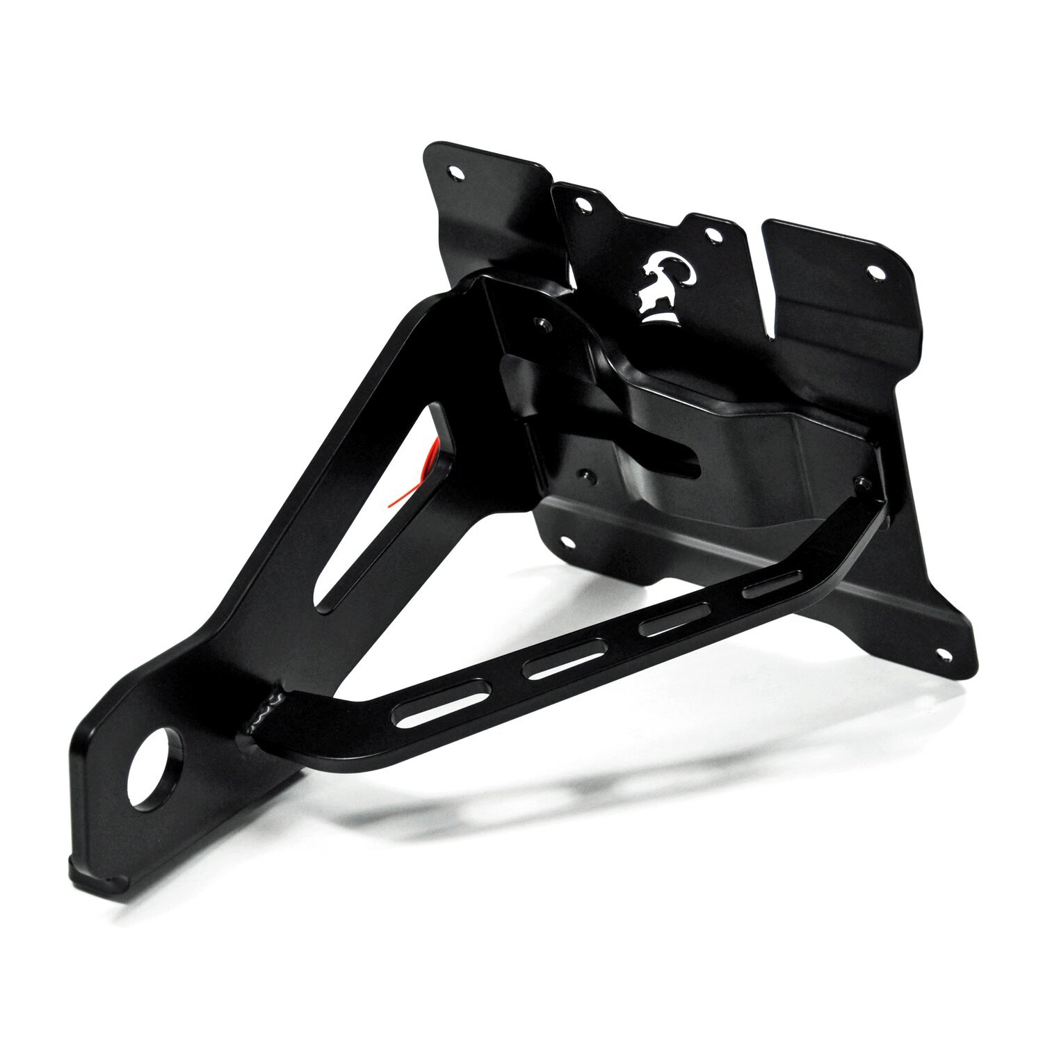 Zieger, side mount license plate bracket kit, Black, Matte