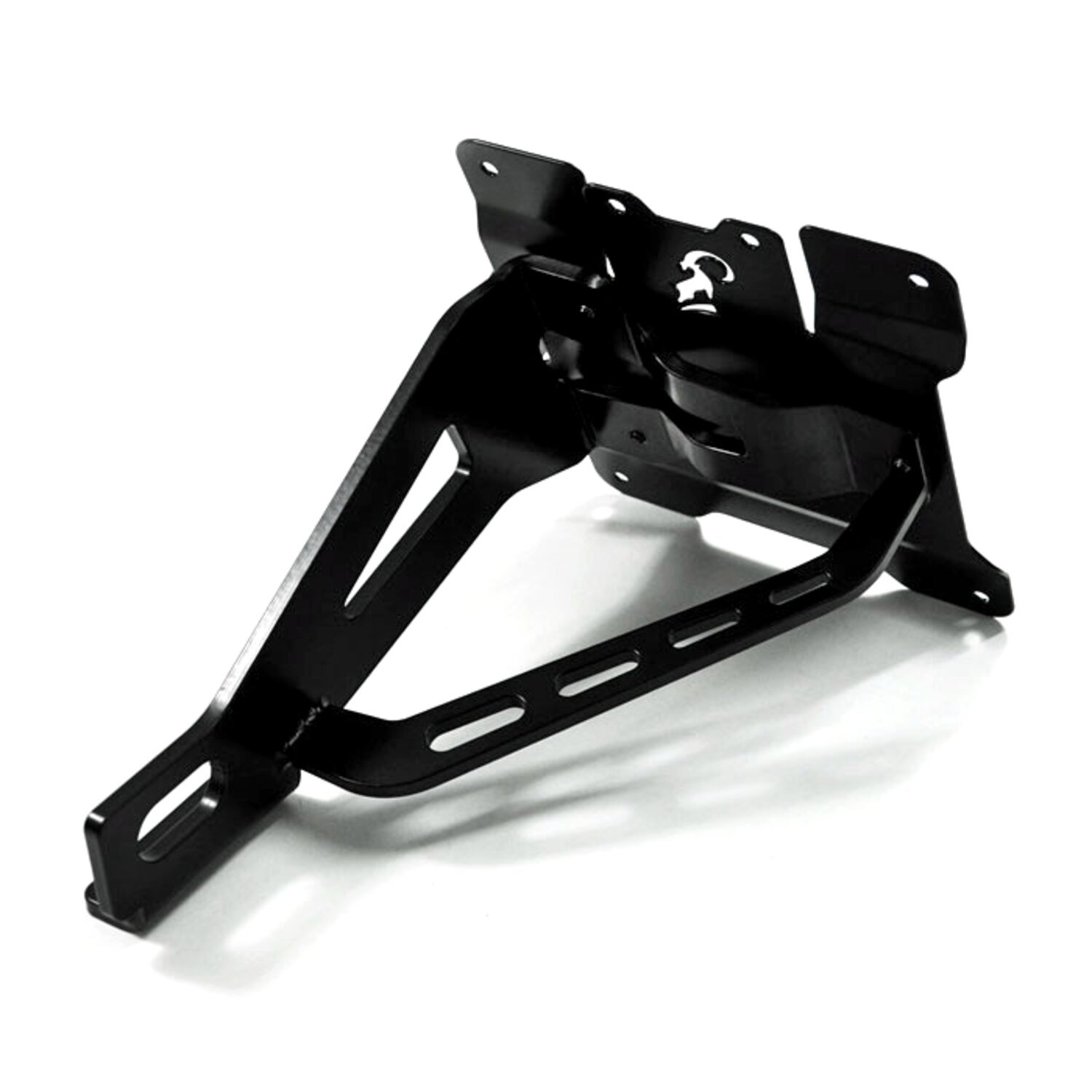 Zieger, side mount license plate bracket kit, Black
