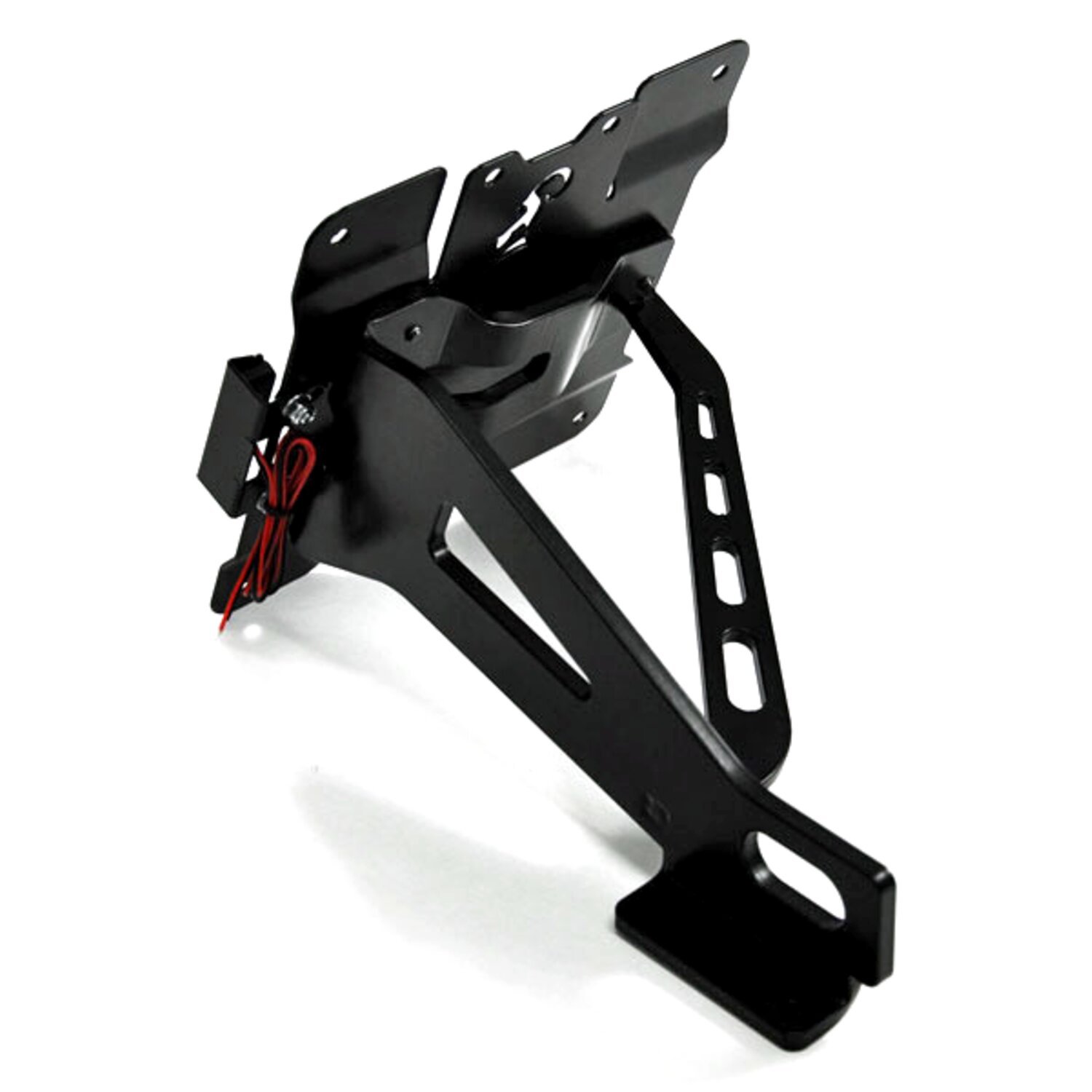 Zieger, side mount license plate bracket kit, Black