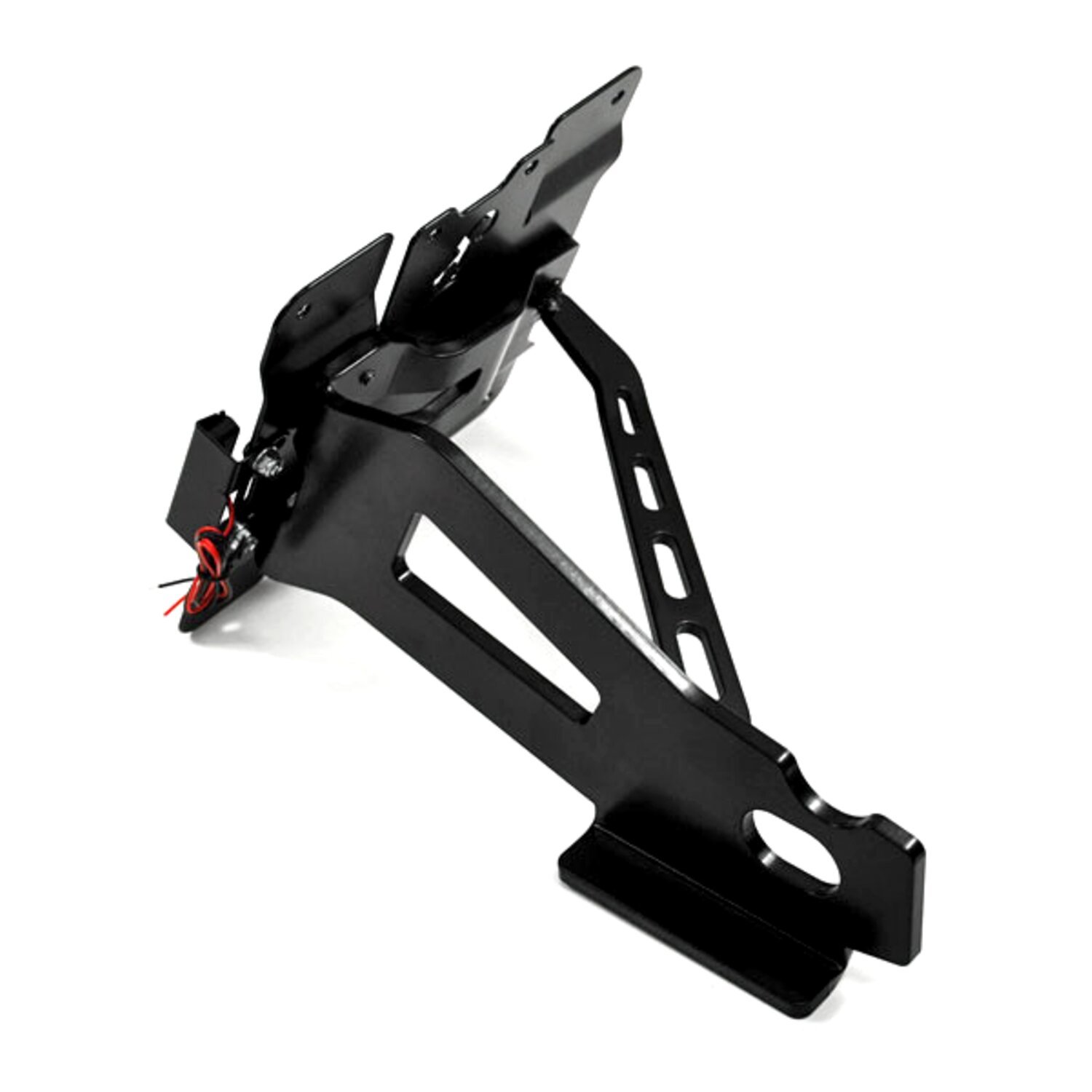Zieger, side mount license plate bracket kit, Black