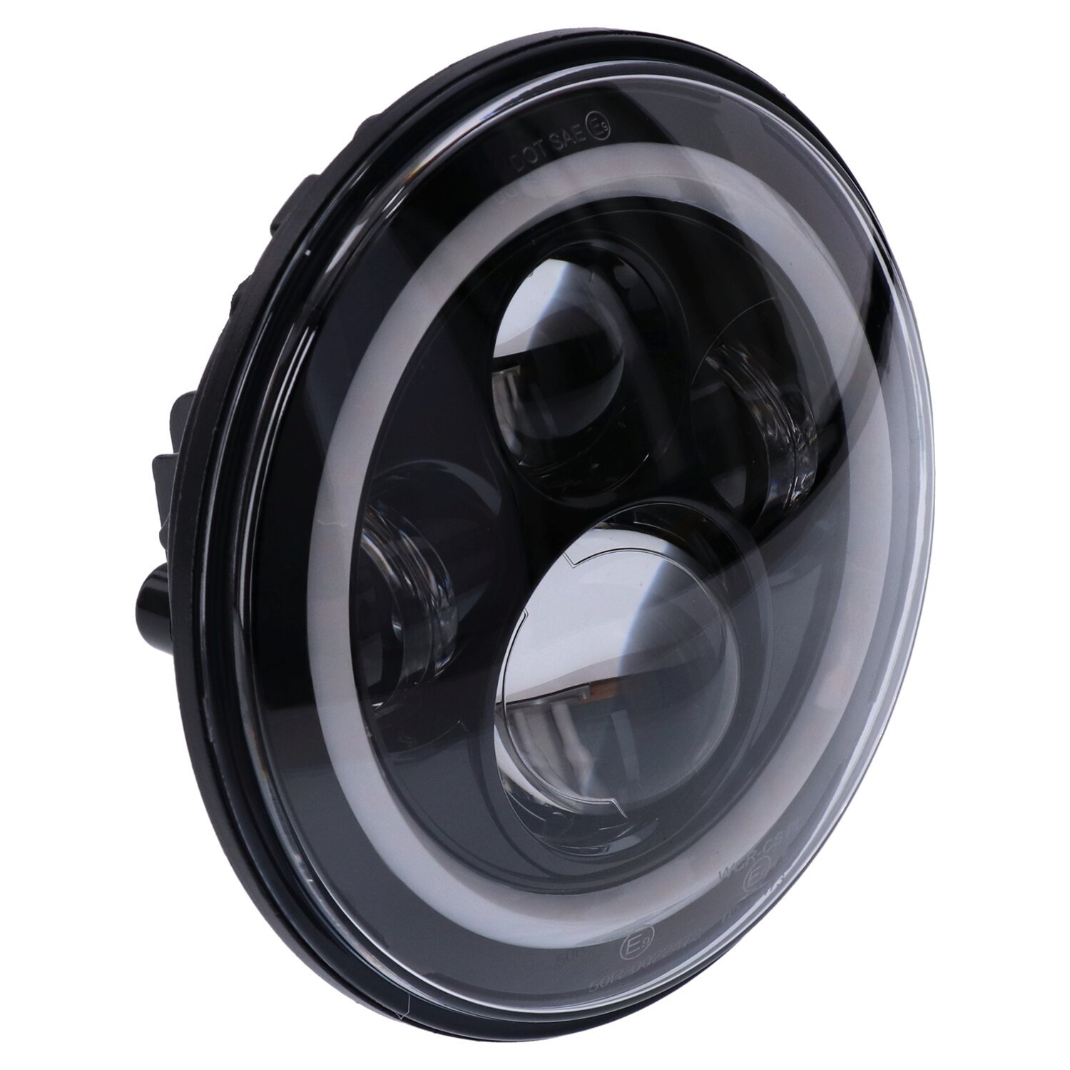 Bright, 7" LED headlamp, Black