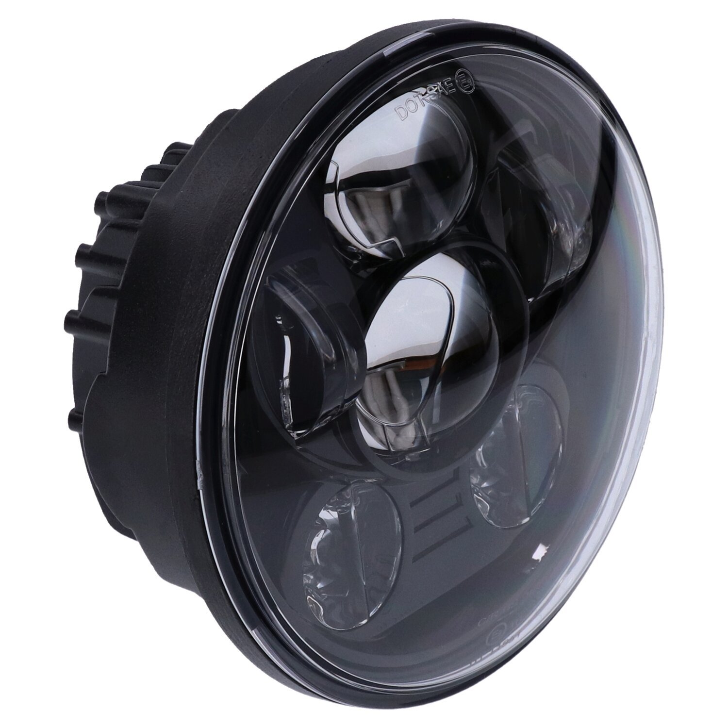 Bright, 5-3/4" LED headlamp unit, Black