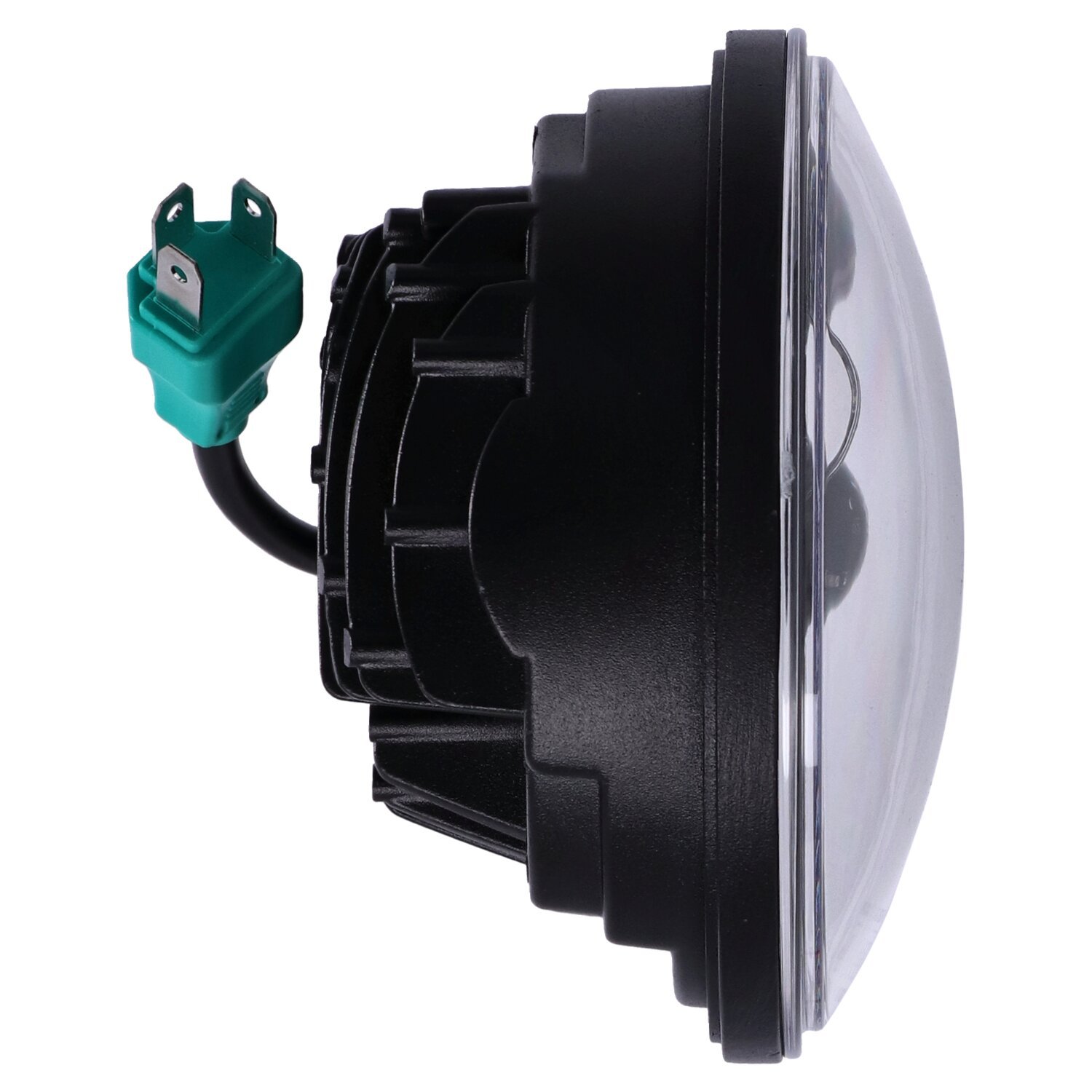 Bright, 5-3/4" LED headlamp unit, Black