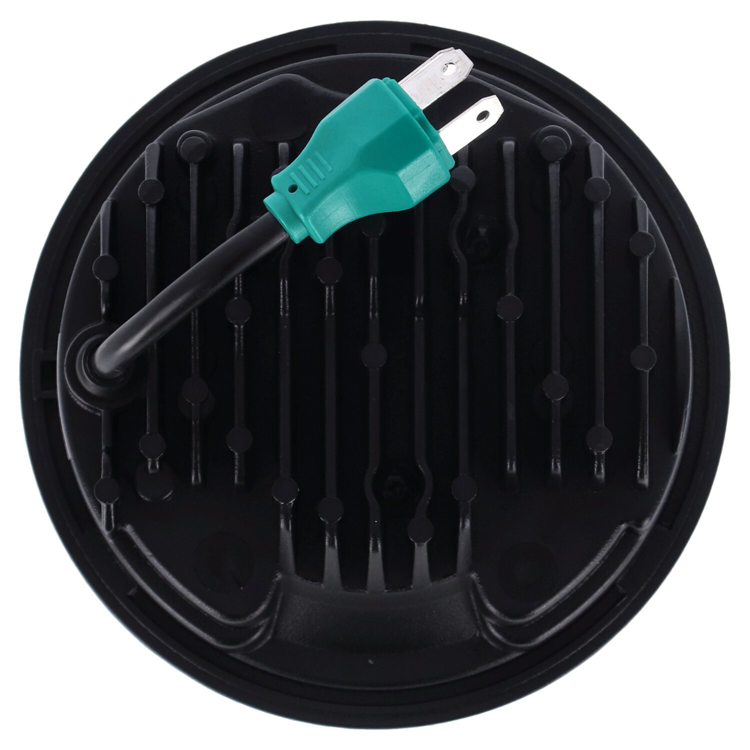 Bright, 5-3/4" LED headlamp unit, Black