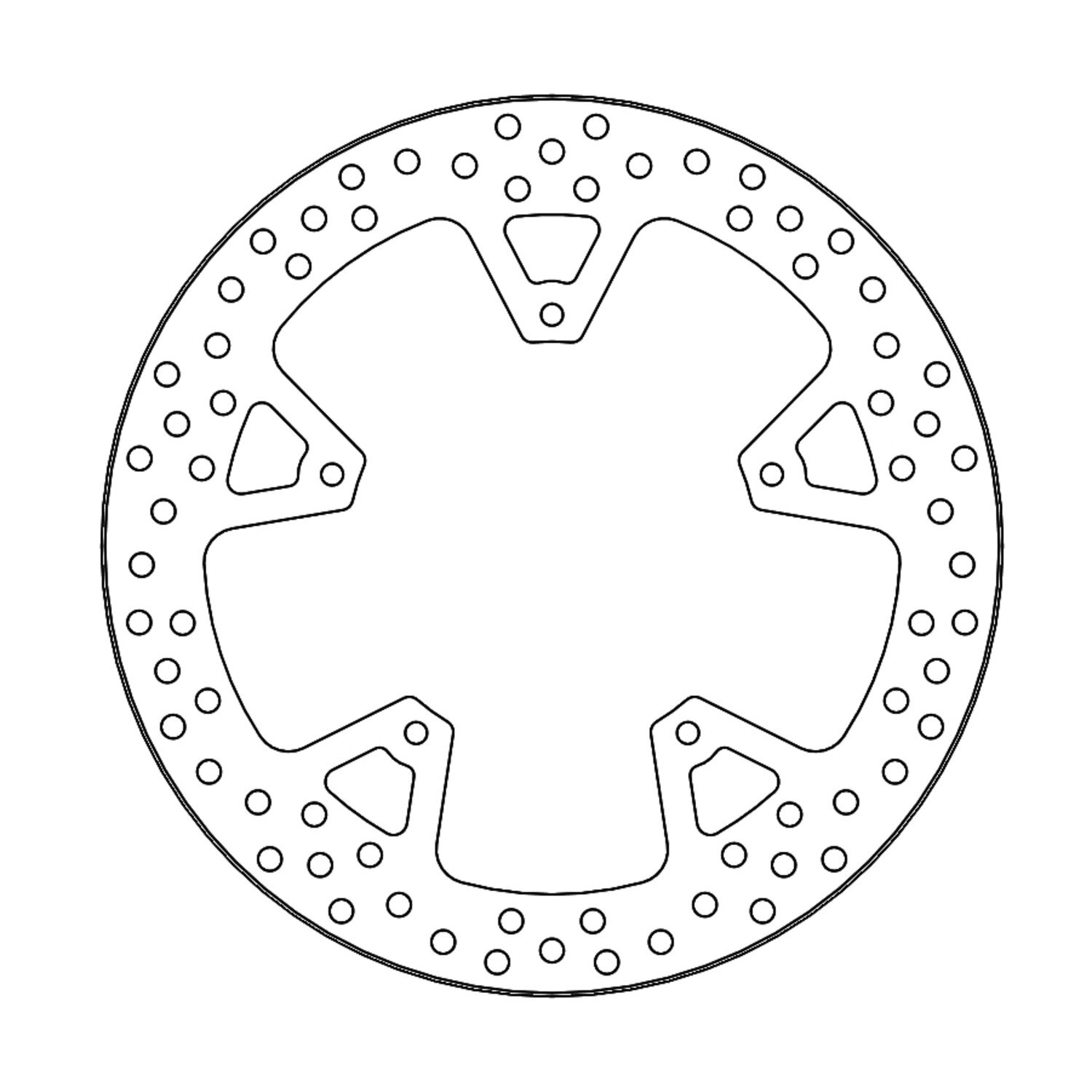 Moto-Master Halo series brake rotor