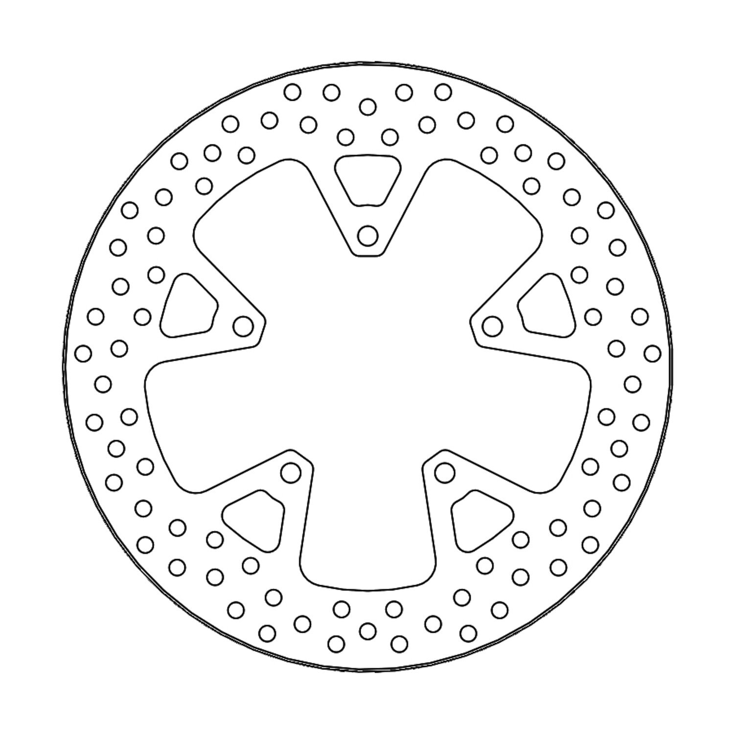 Moto-Master Halo series brake rotor