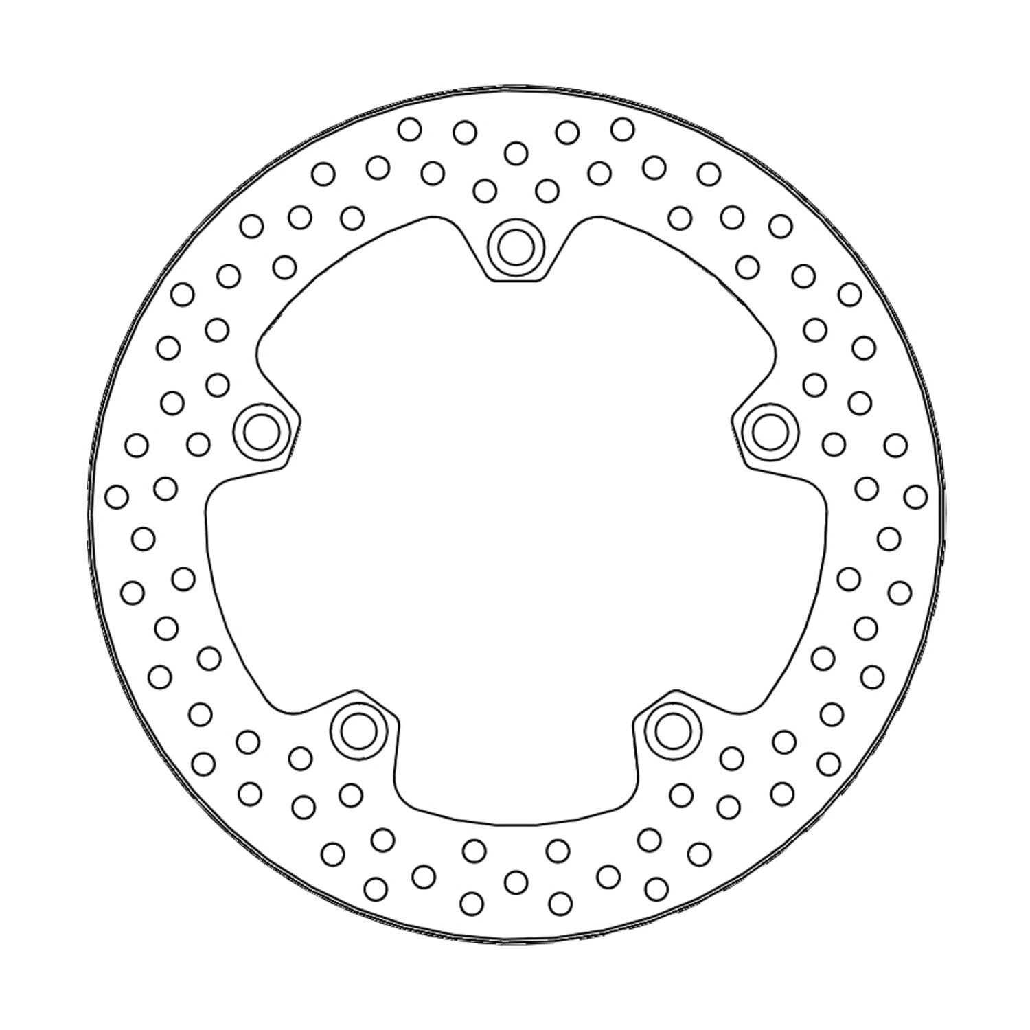 Moto-Master Halo series brake rotor