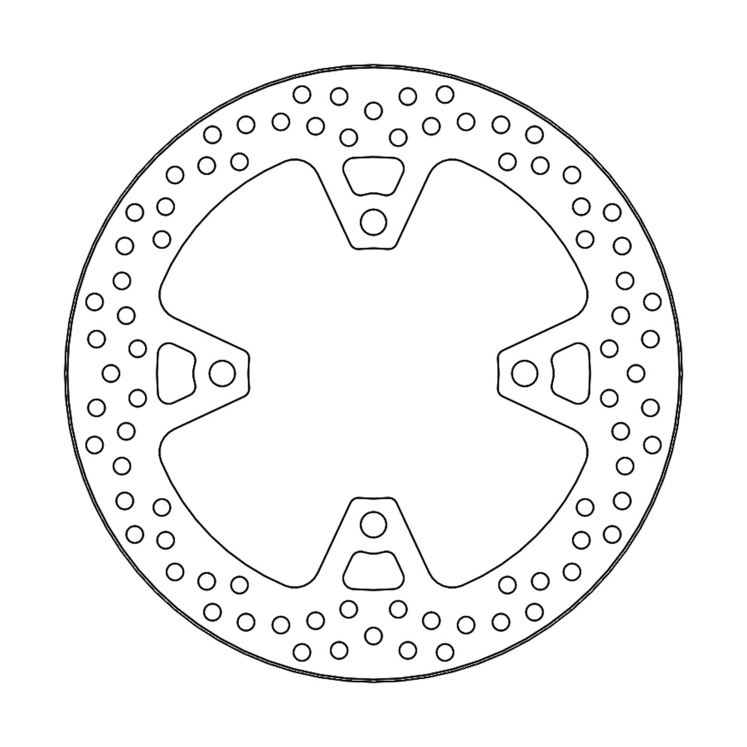Moto-Master Halo series brake rotor