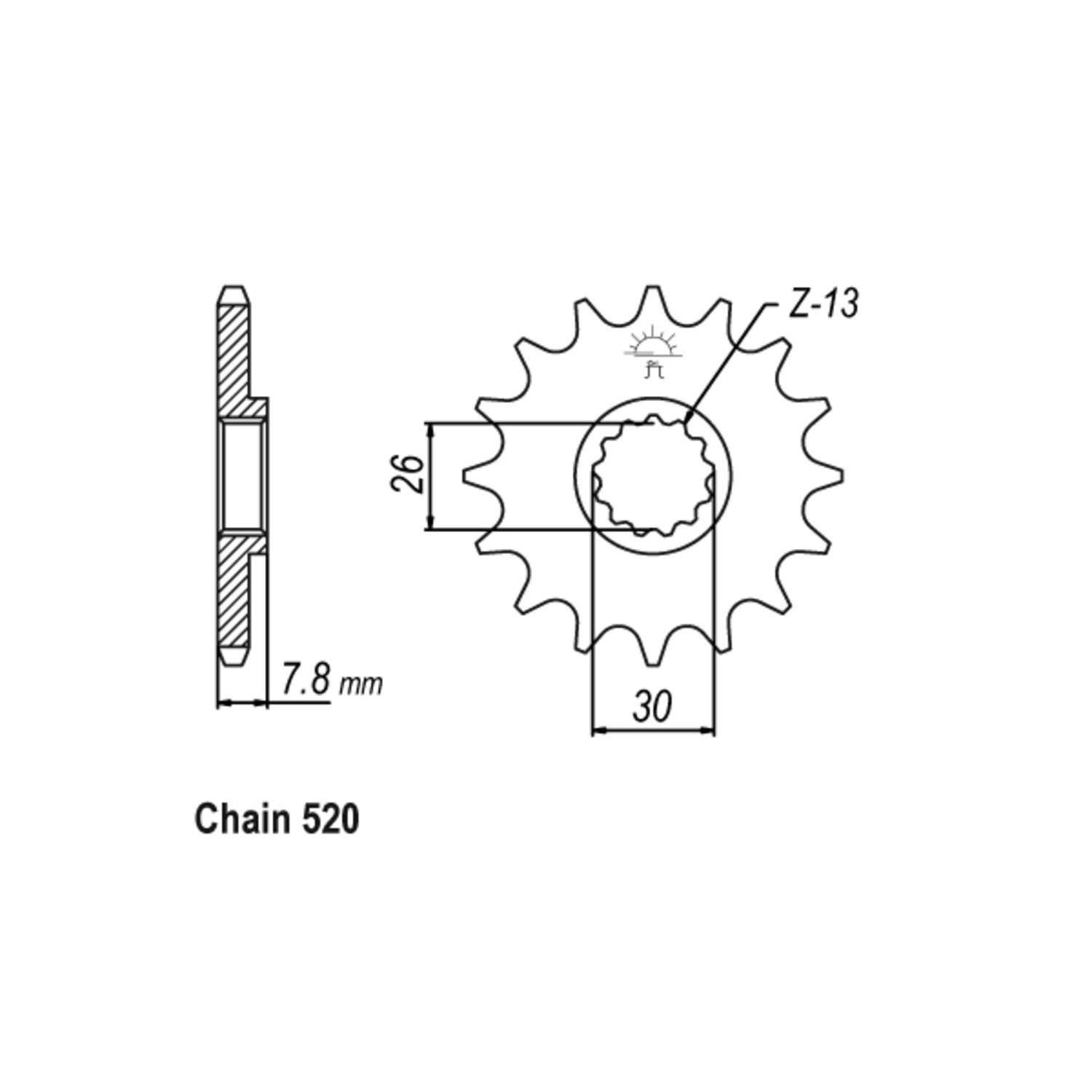 JT Front Sprocket 1184.18