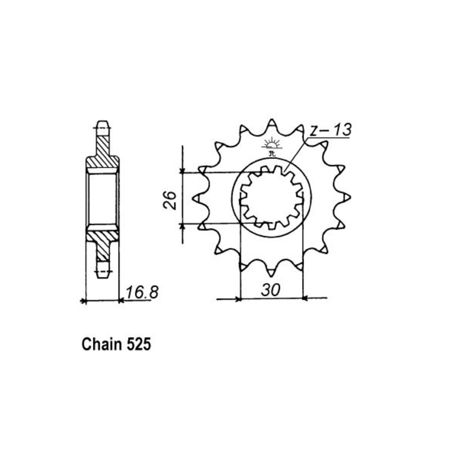 JT Front Sprocket 1370.15