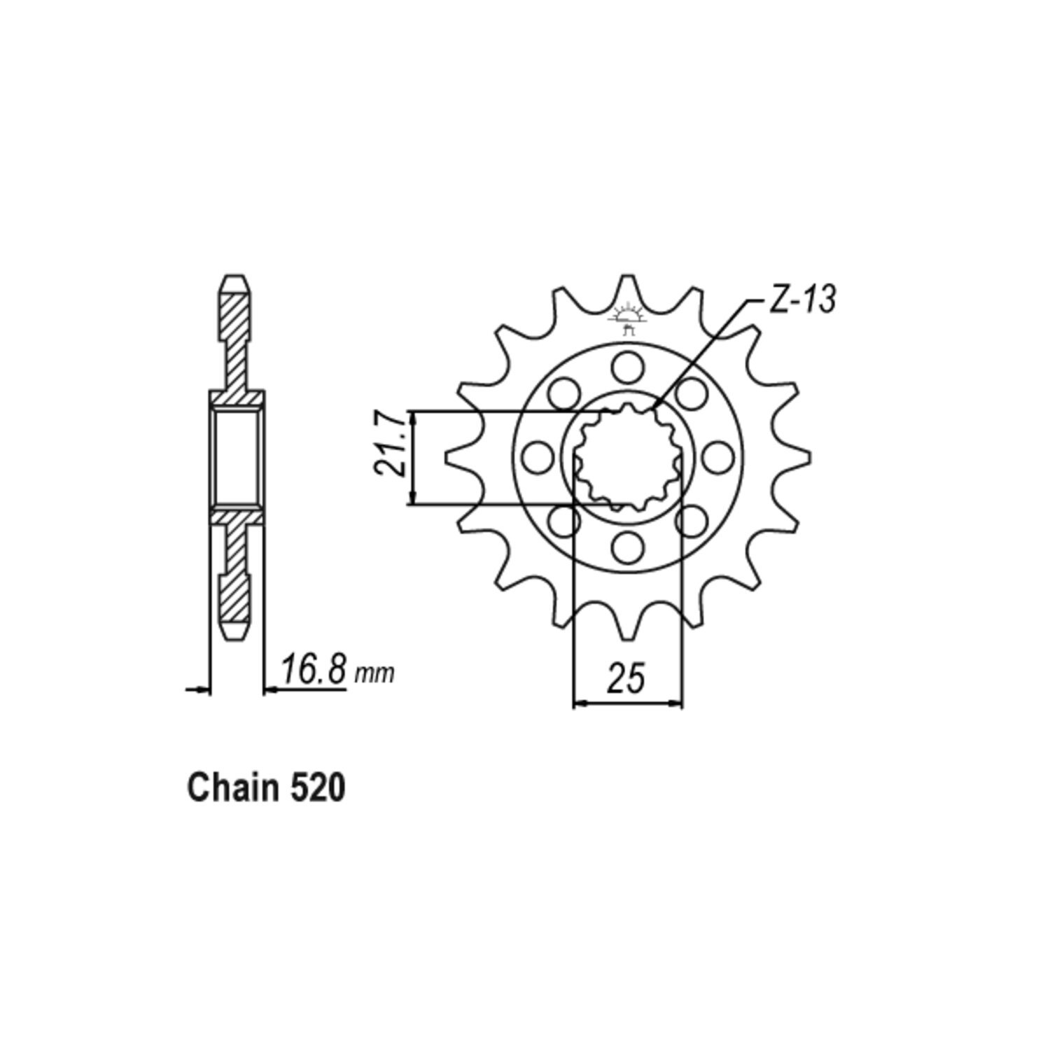 JT Front Sprocket 1373.16