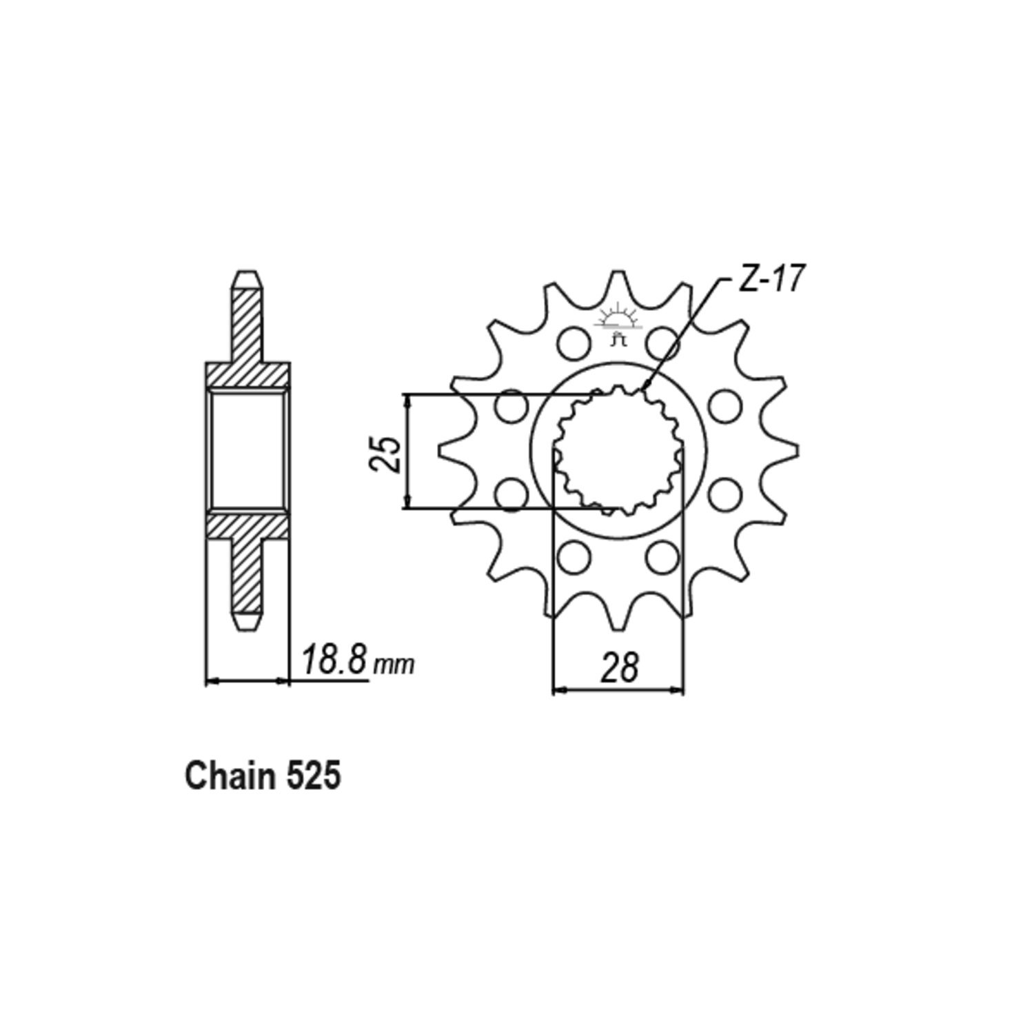 JT Front Sprocket 405.20